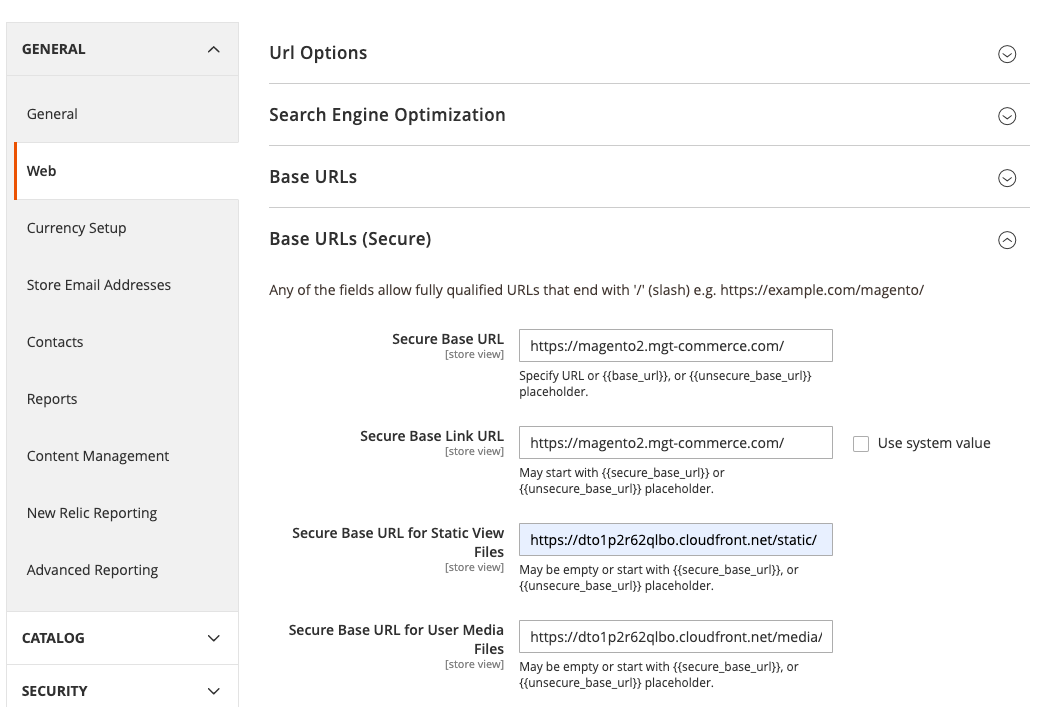 How to configure Content Delivery Network (CDN)