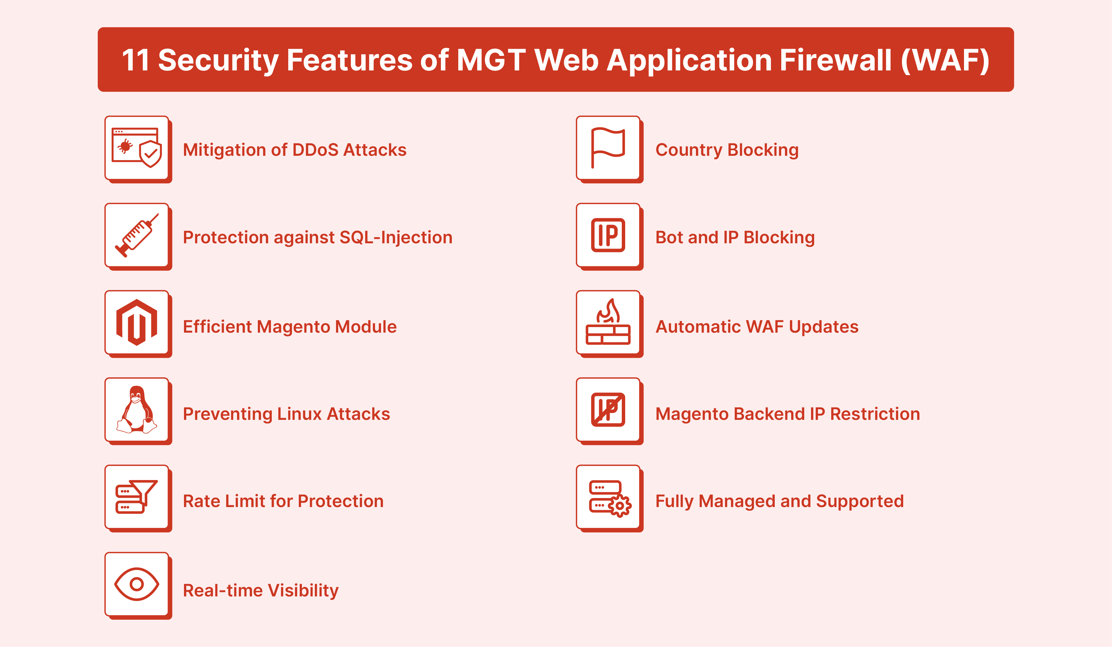 11 Security Features of MGT Web Application Firewall (WAF)