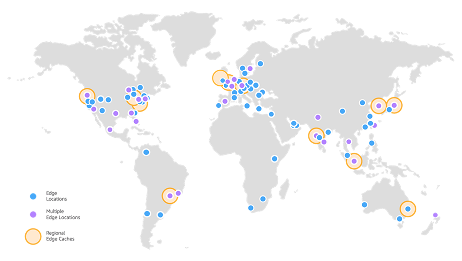 Global Amazon Edge Locations