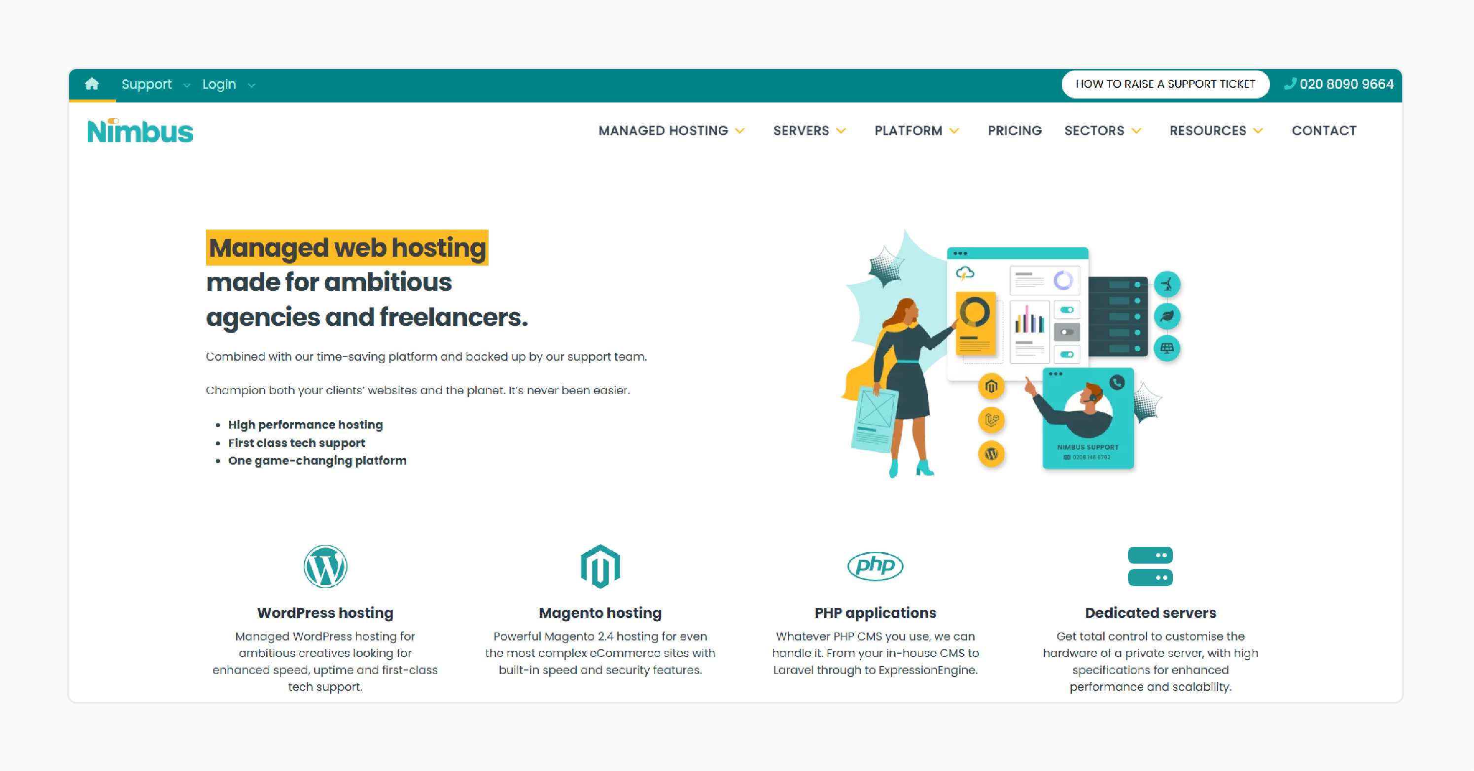 Nimbus Hosting for UK Magento sites