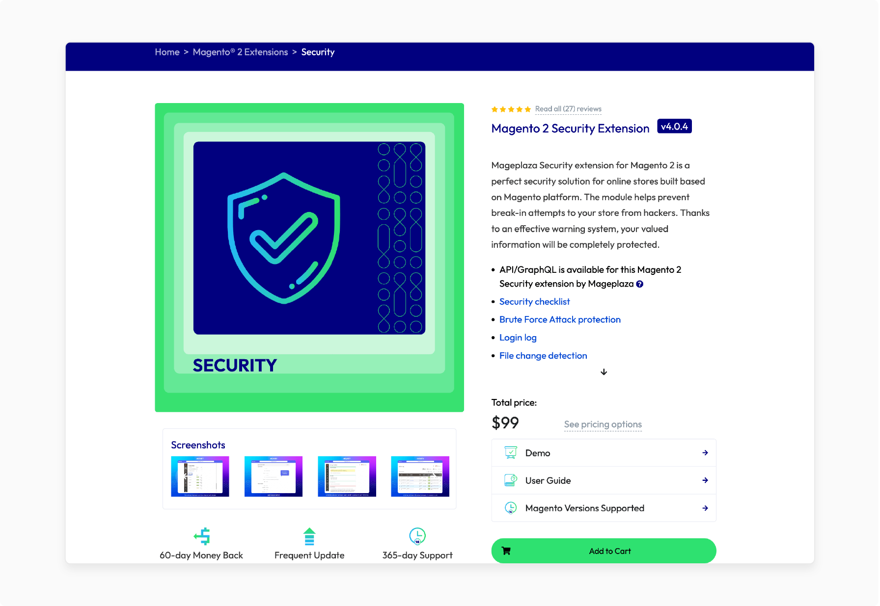 Mageplaza Security Extension for Magento 2 cyber defense