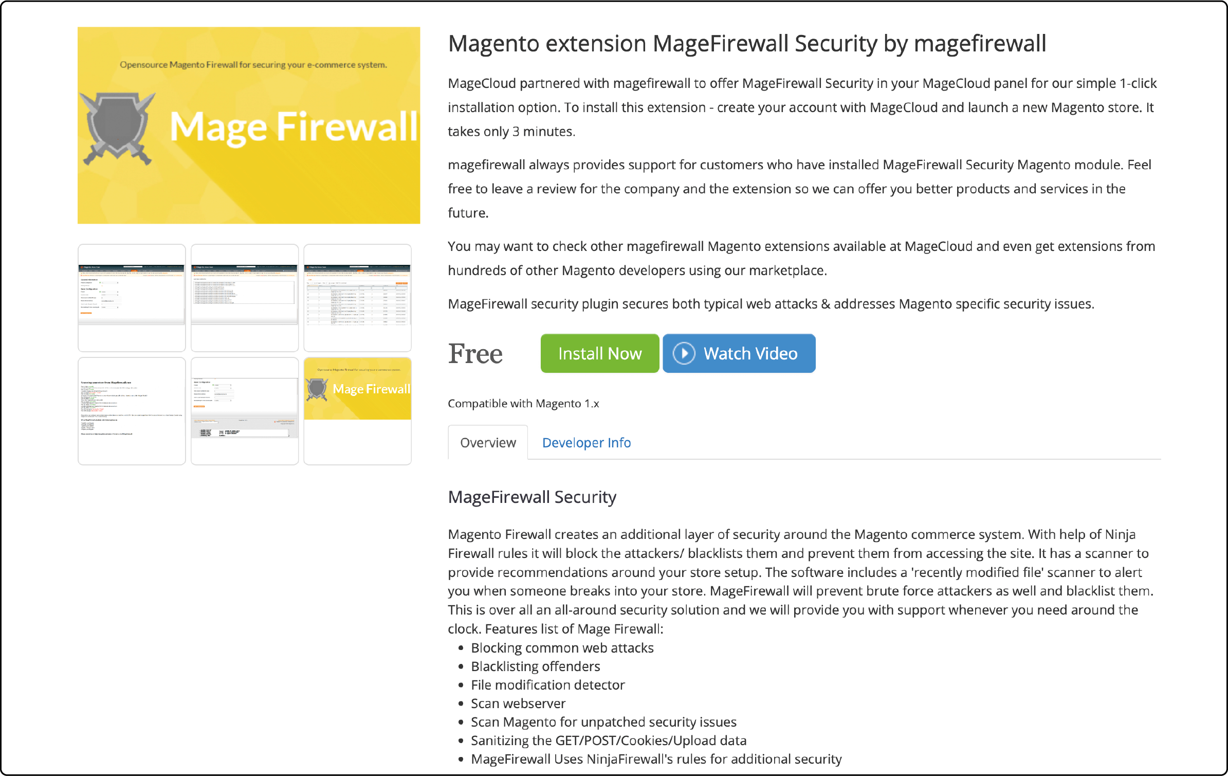 MageFirewall Security Suite for safeguarding Magento 2 stores