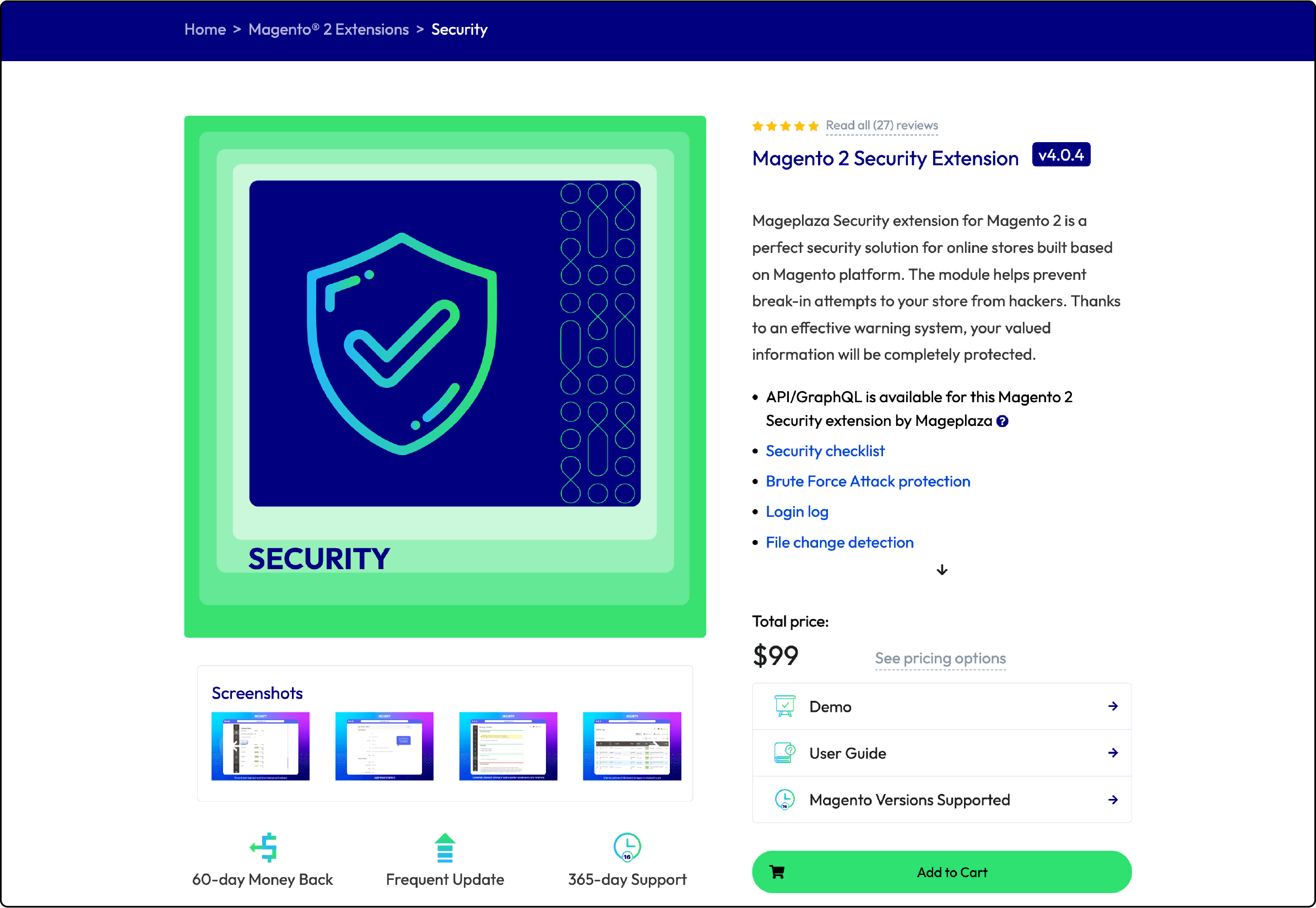 Mageplaza Security Extension for Magento 2 cyber defense