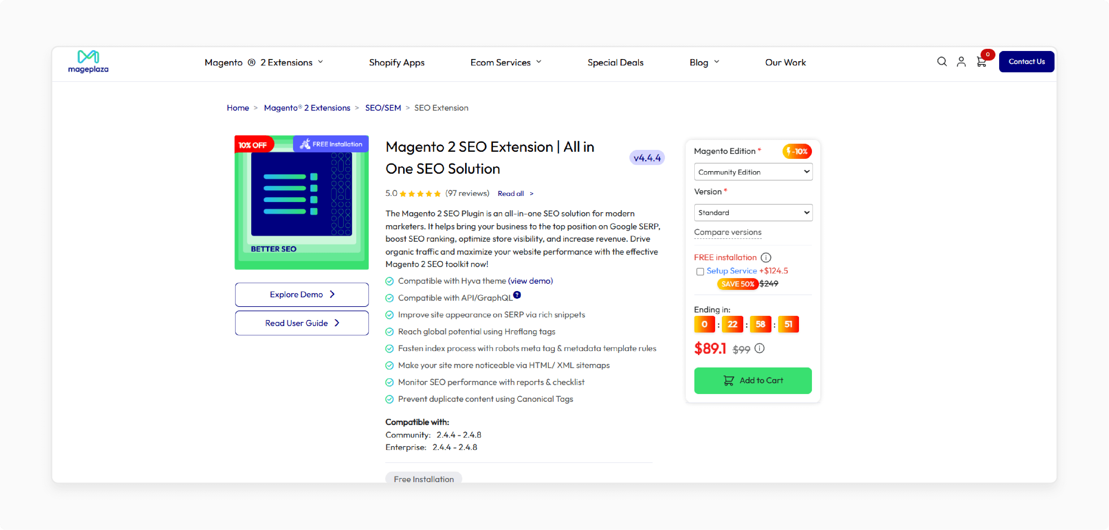 Magento 2 SEO Extension-Mageplaza