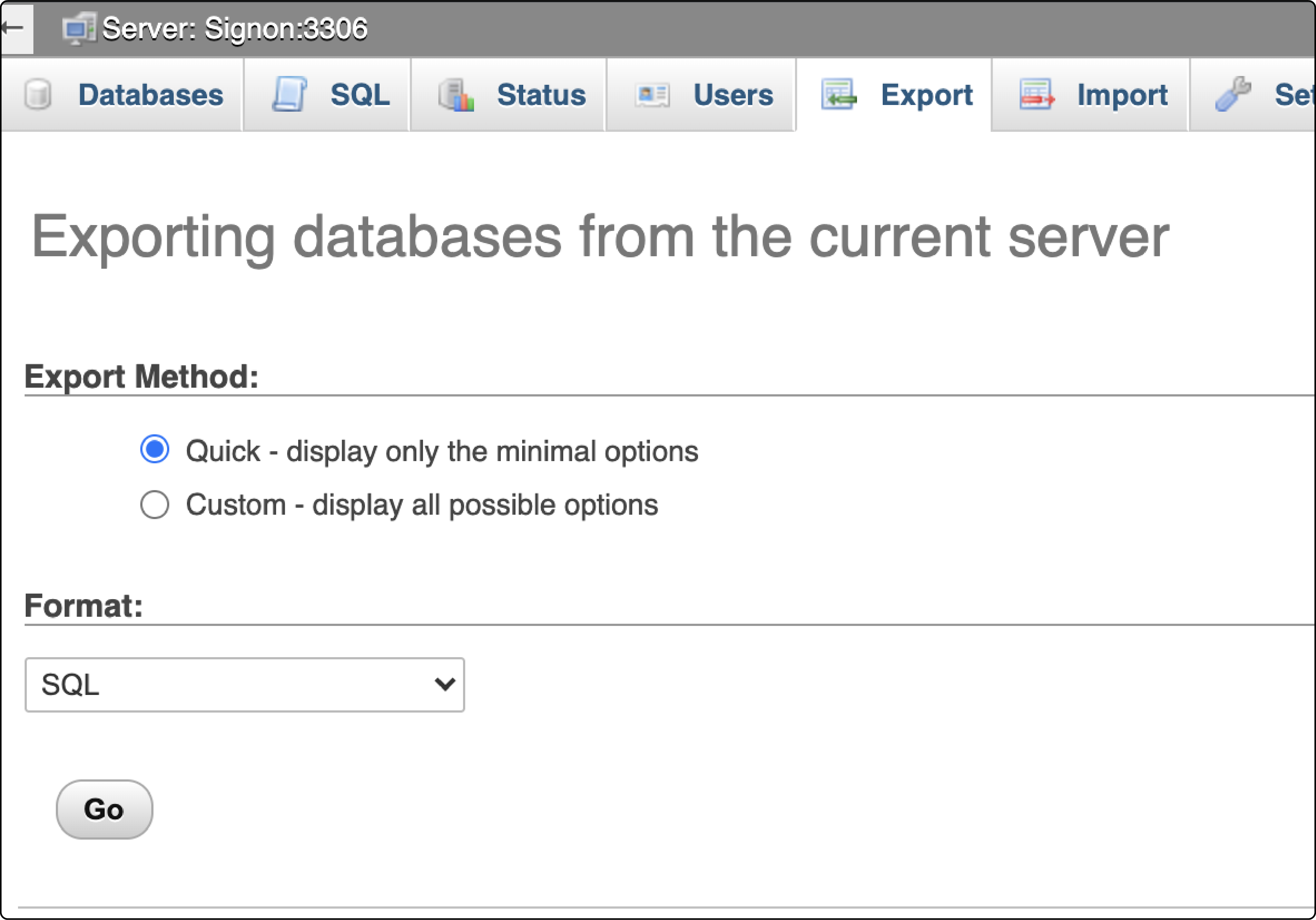 Quick exporting method in Magento 2 backup via FTP