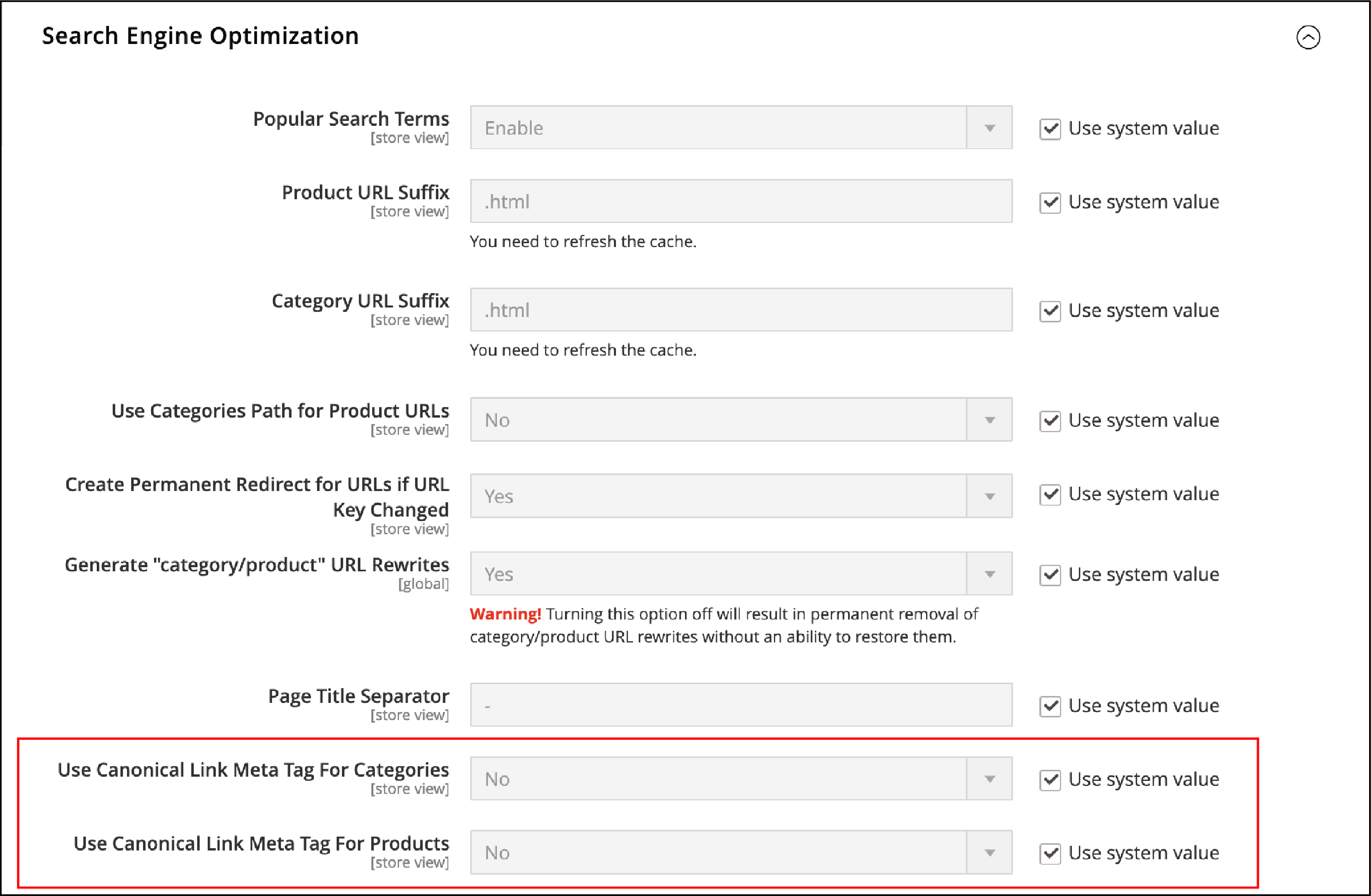 Magento SEO