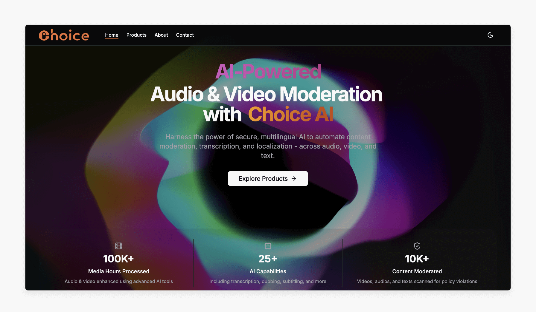 Choice AI suggests products smartly