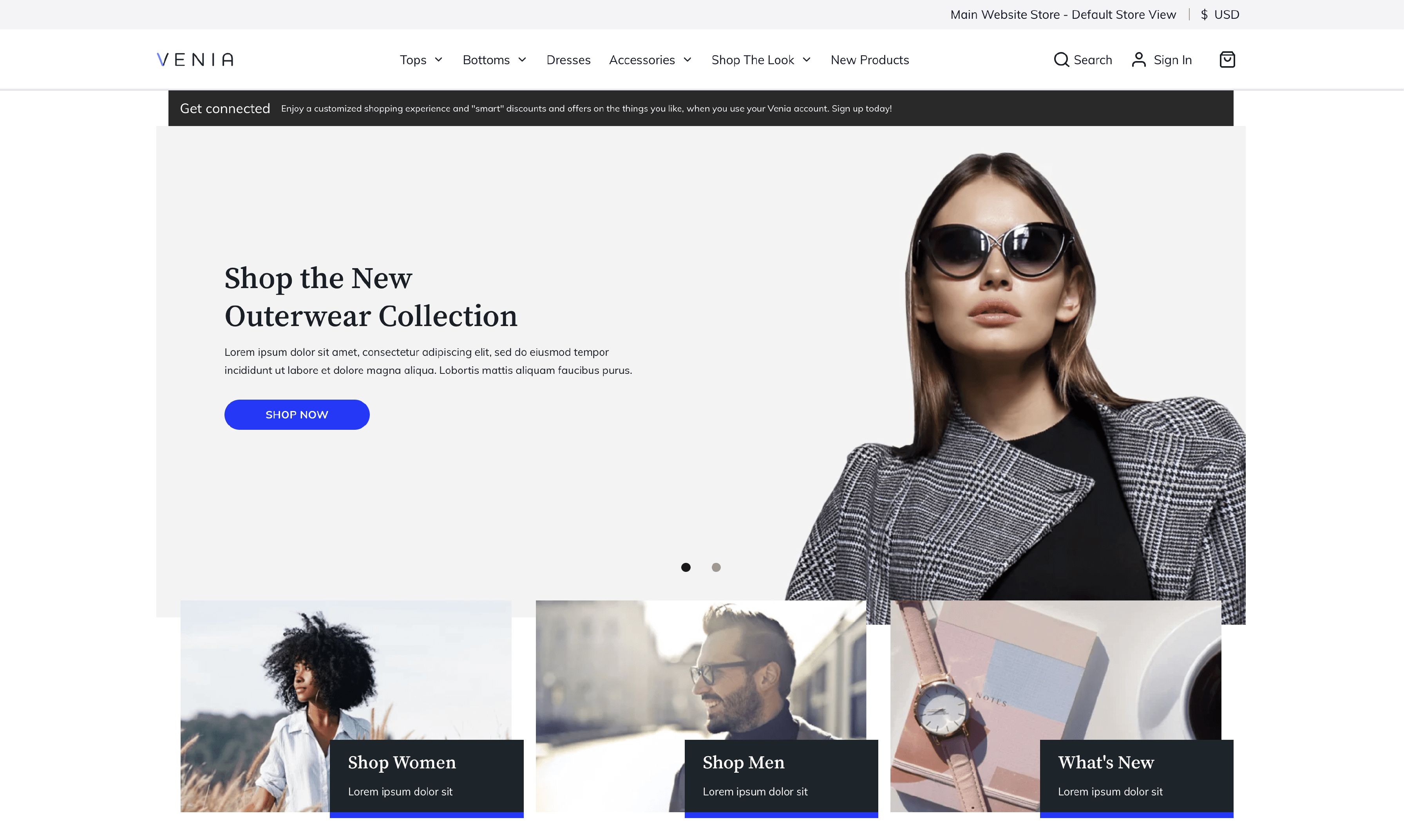 Venia by Magento PWA Studio for Magento 2 Progressive Web App stores