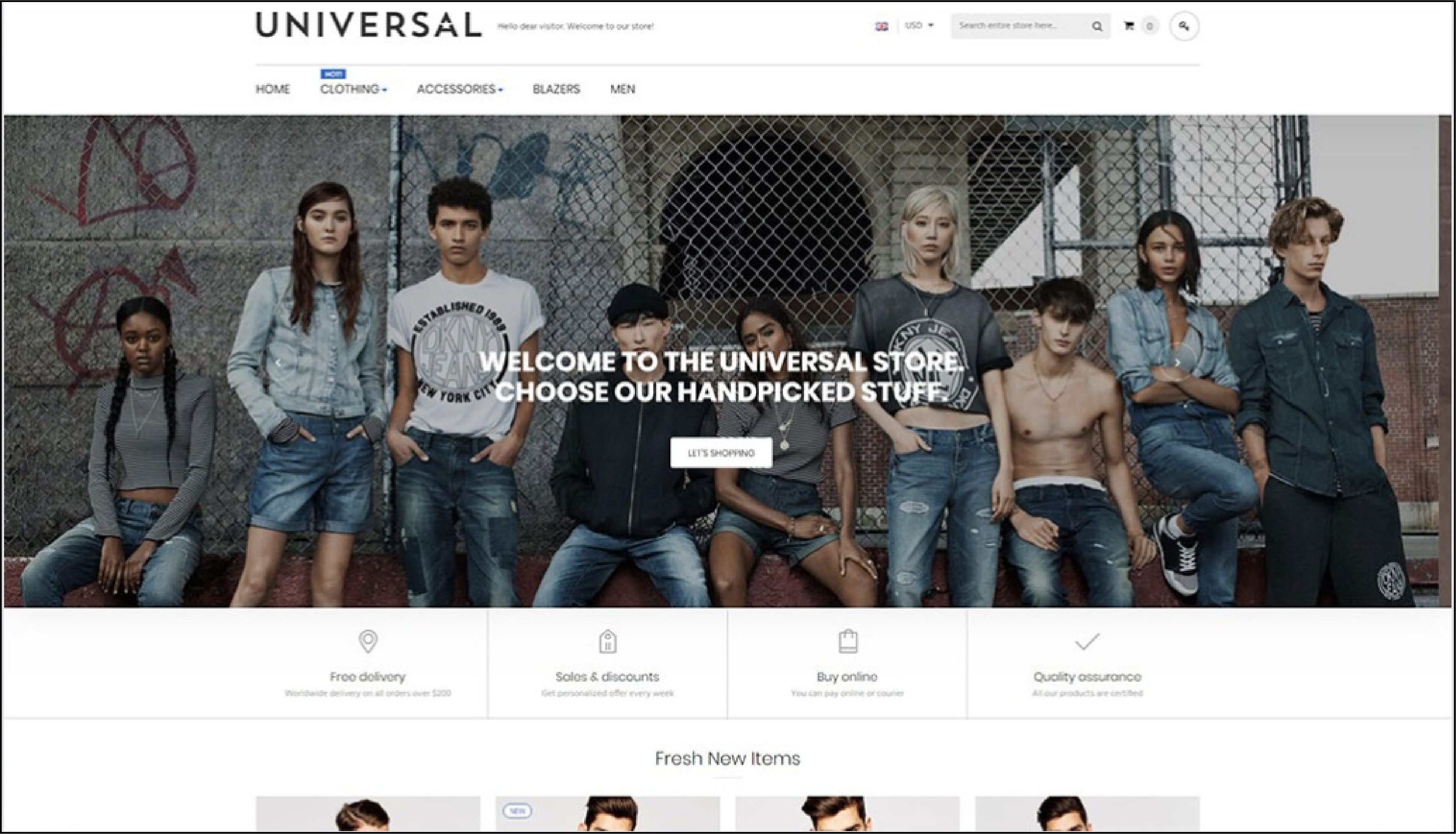 Best Magento Themes and Templates -Universal