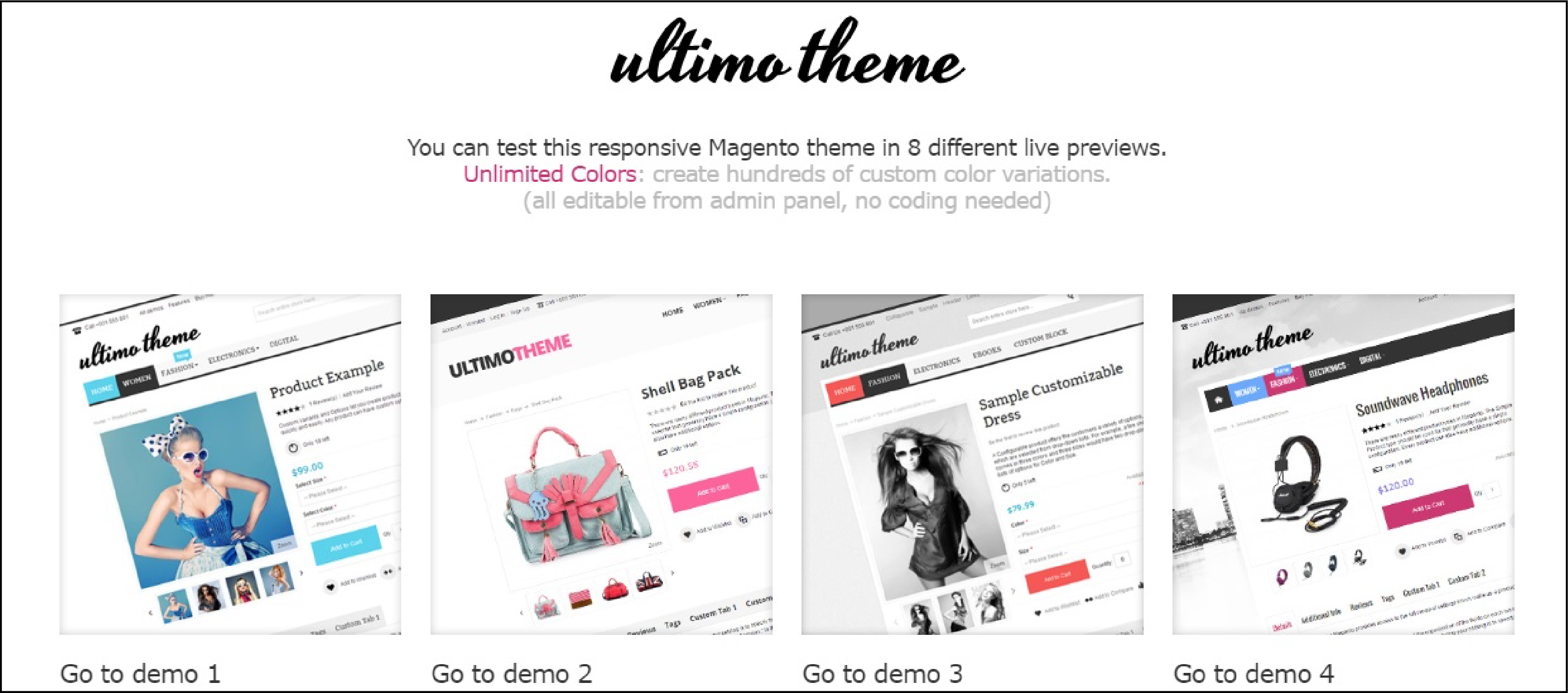 Best Magento Themes and Templates -Ultimo