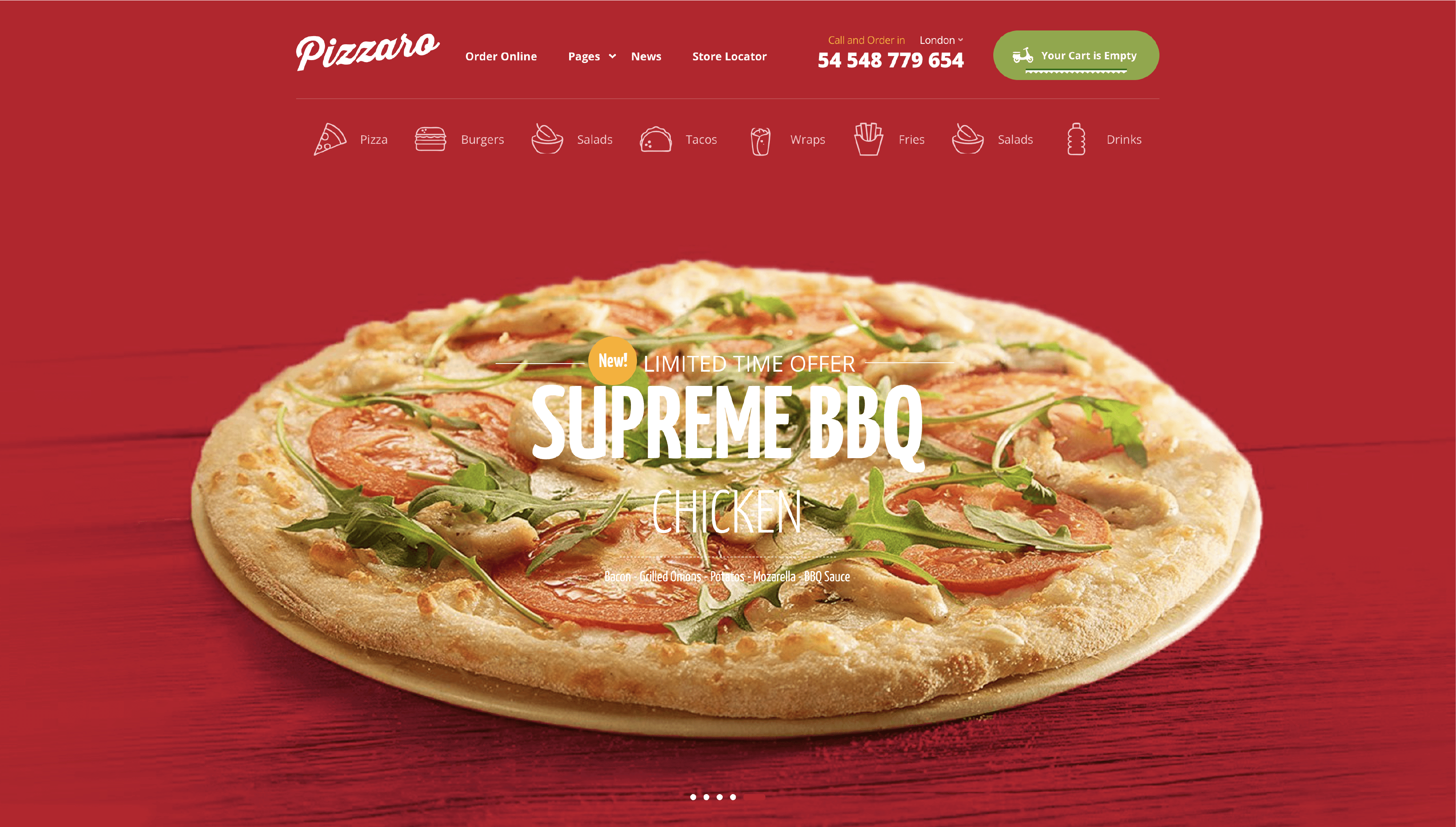 Food Responsive Magento 1 &amp; 2 Theme for online food stores