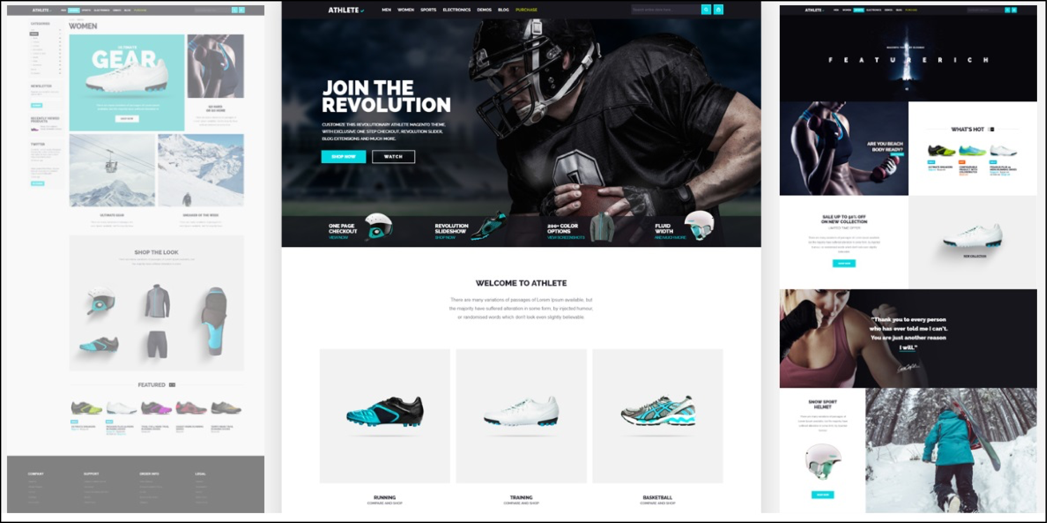 Best Magento Themes and Templates -Athlete