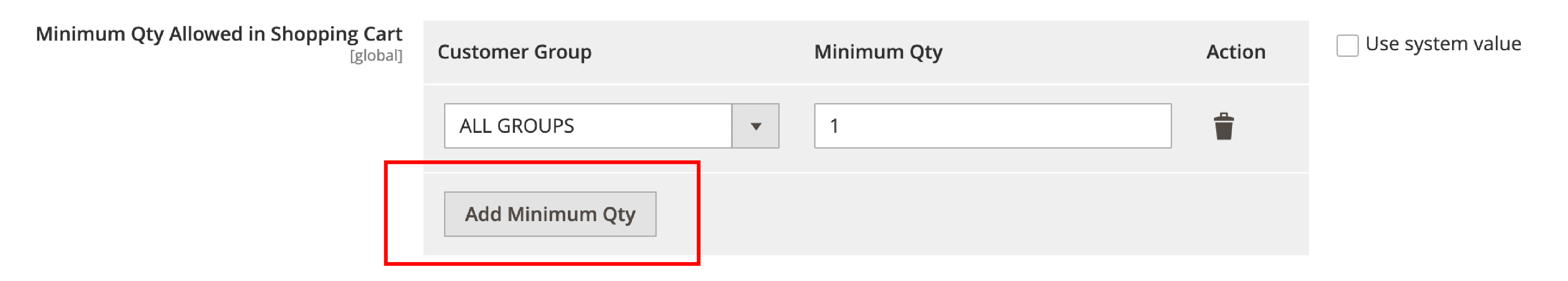  Set the Minimum Order Quantity in Magento 2