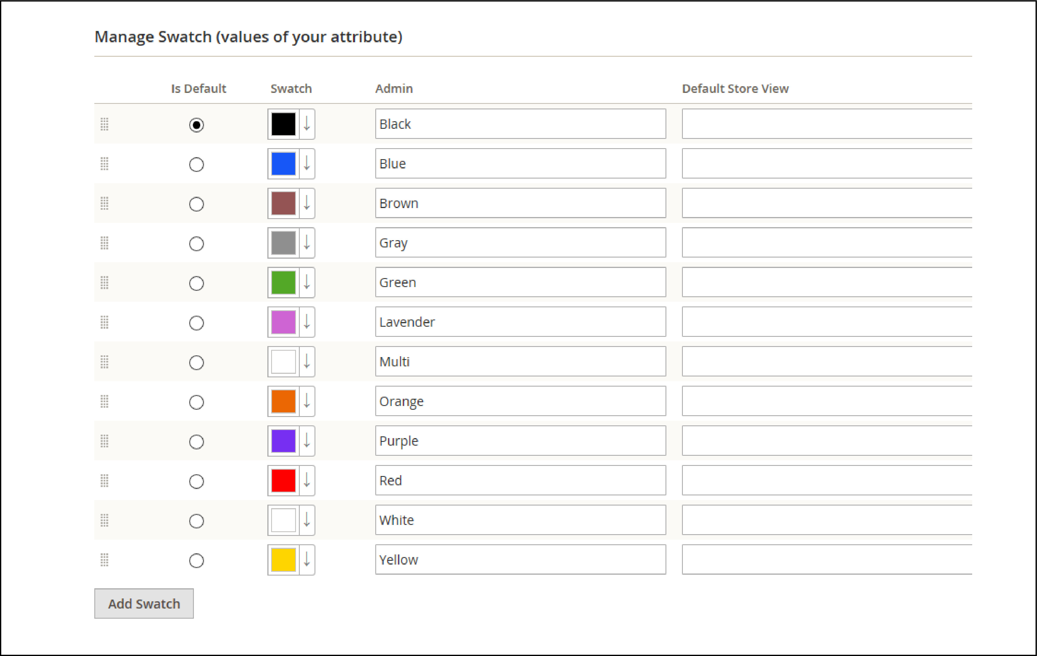 Set up Magento 2 Configurable Swatches