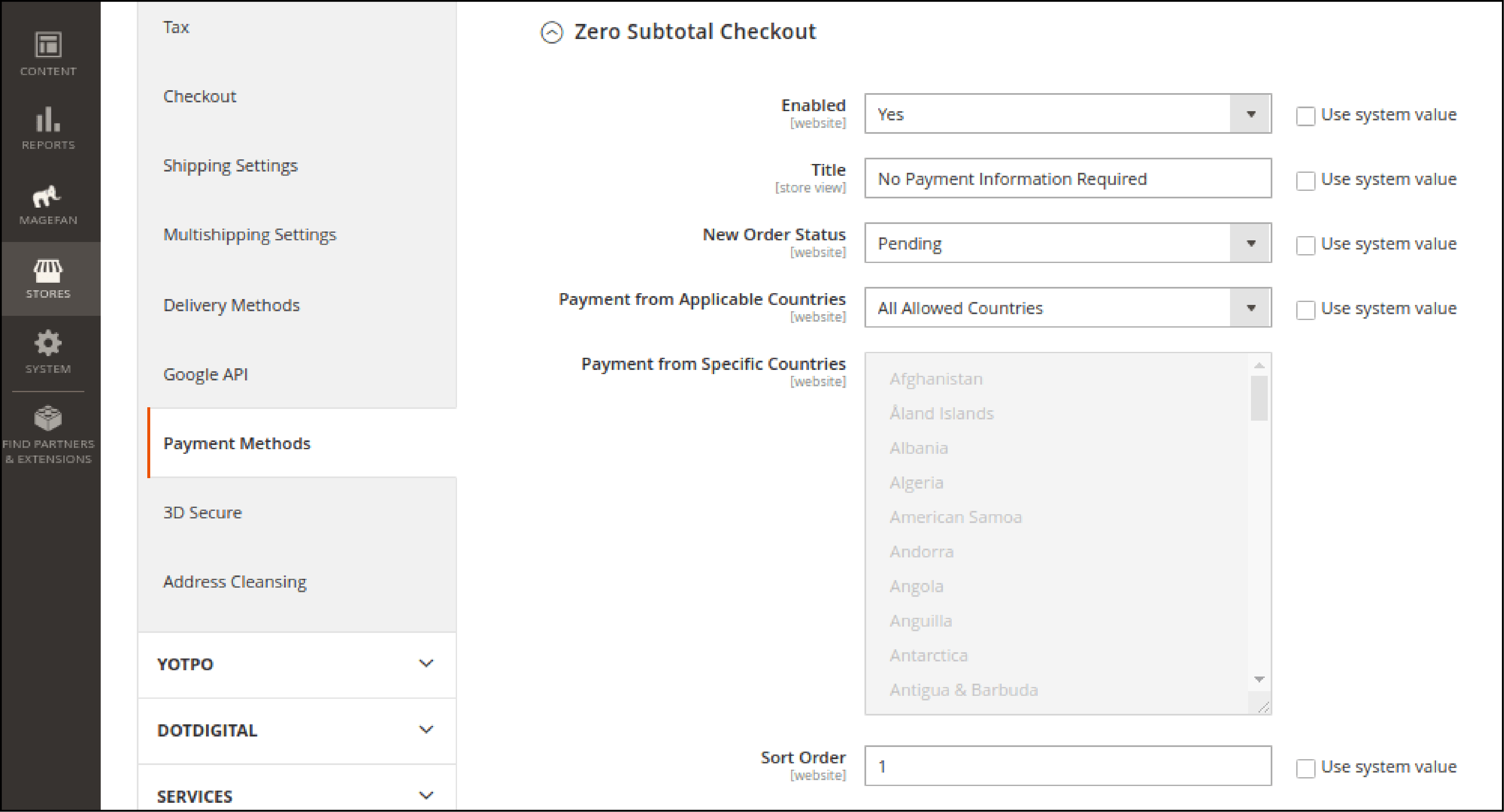 Configure Magento 2 Payment Methods