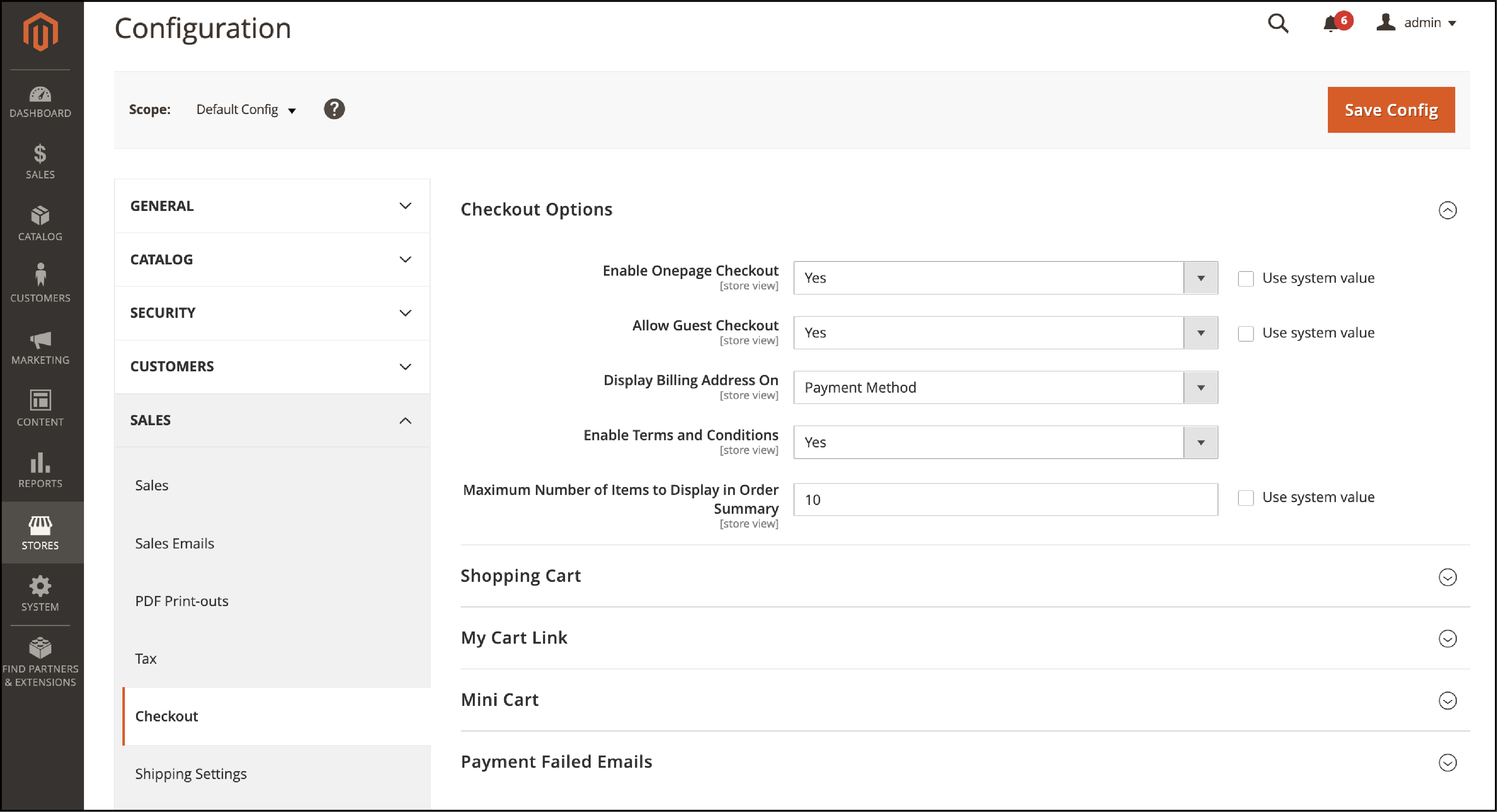 Magento 2 Enable Terms and Conditions