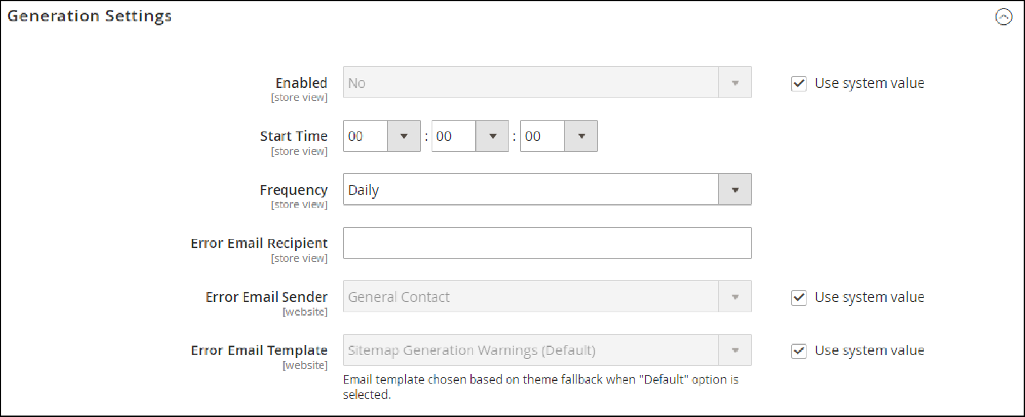 Configure Magento 2 Sitemap XML