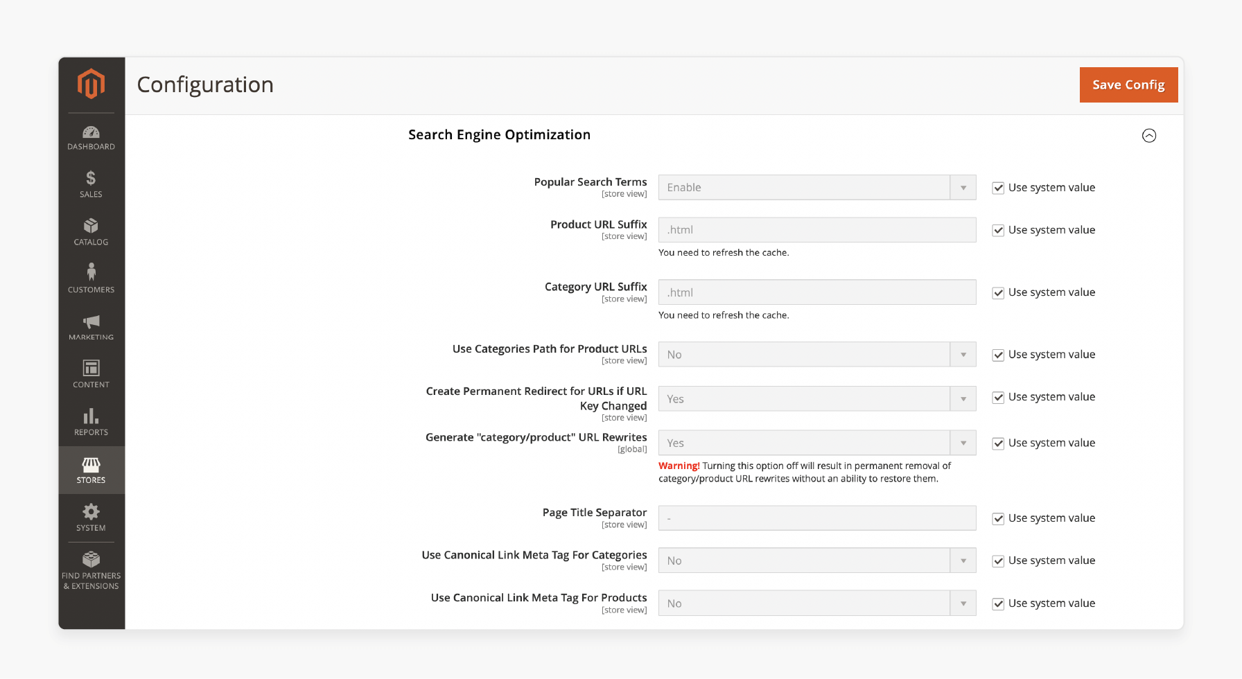 Canonical Tags for Magento 2.4.8 SEO
