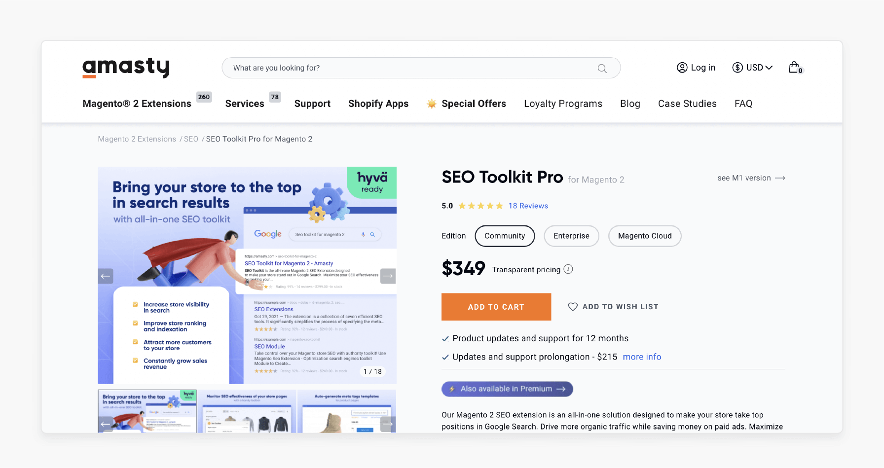 SEO Toolkit Pro by Amasty Magento SEO Extension
