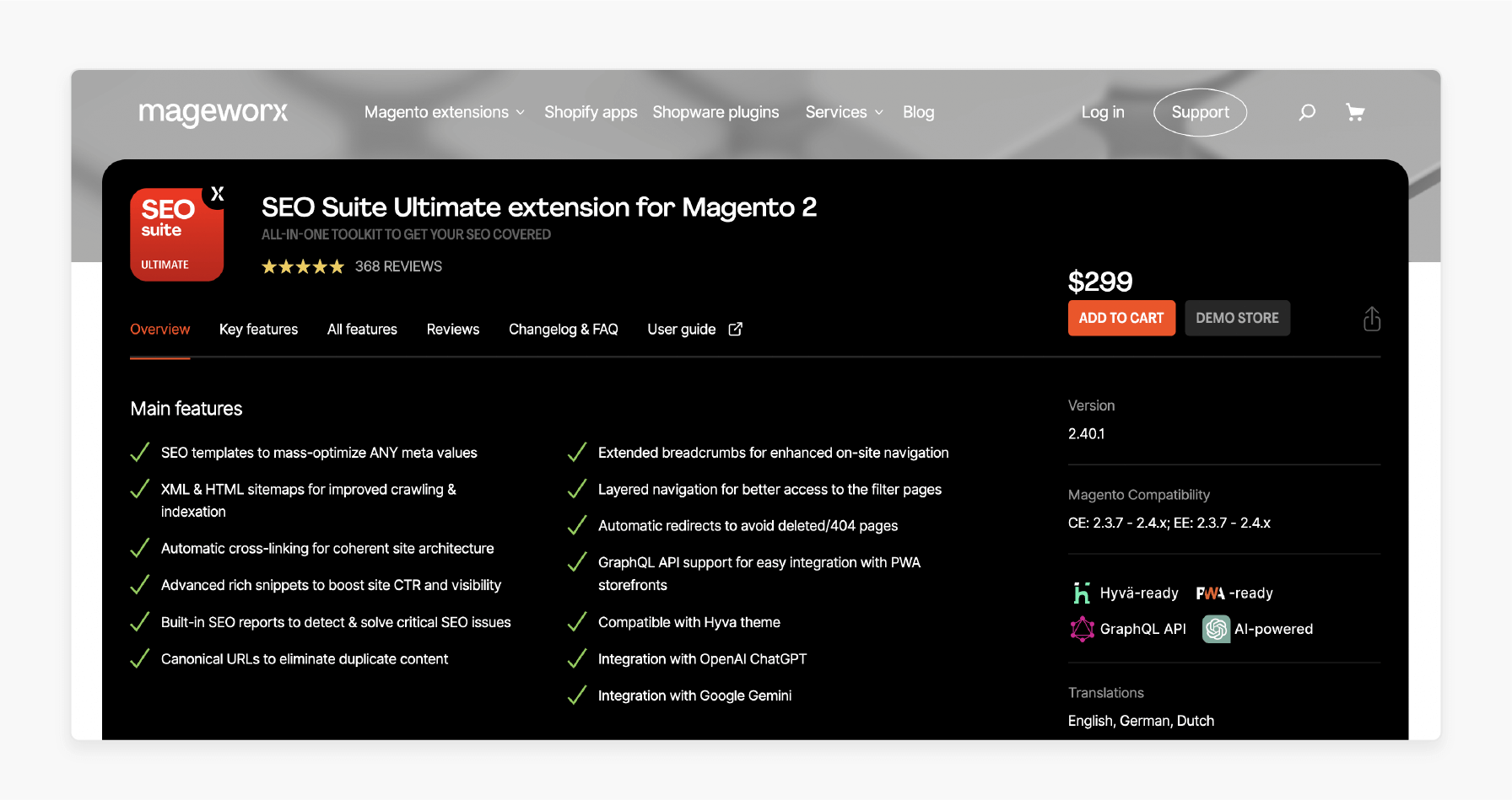 MageWorx SEO Suite Ultimate Magento SEO Extension