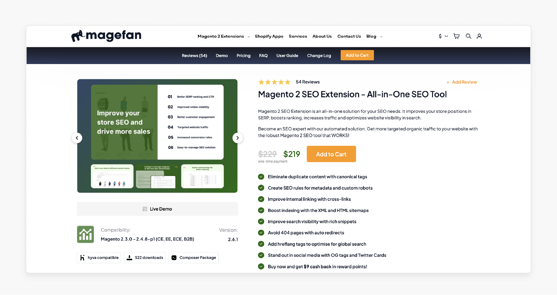 Magefan All-in-One Magento SEO Extension