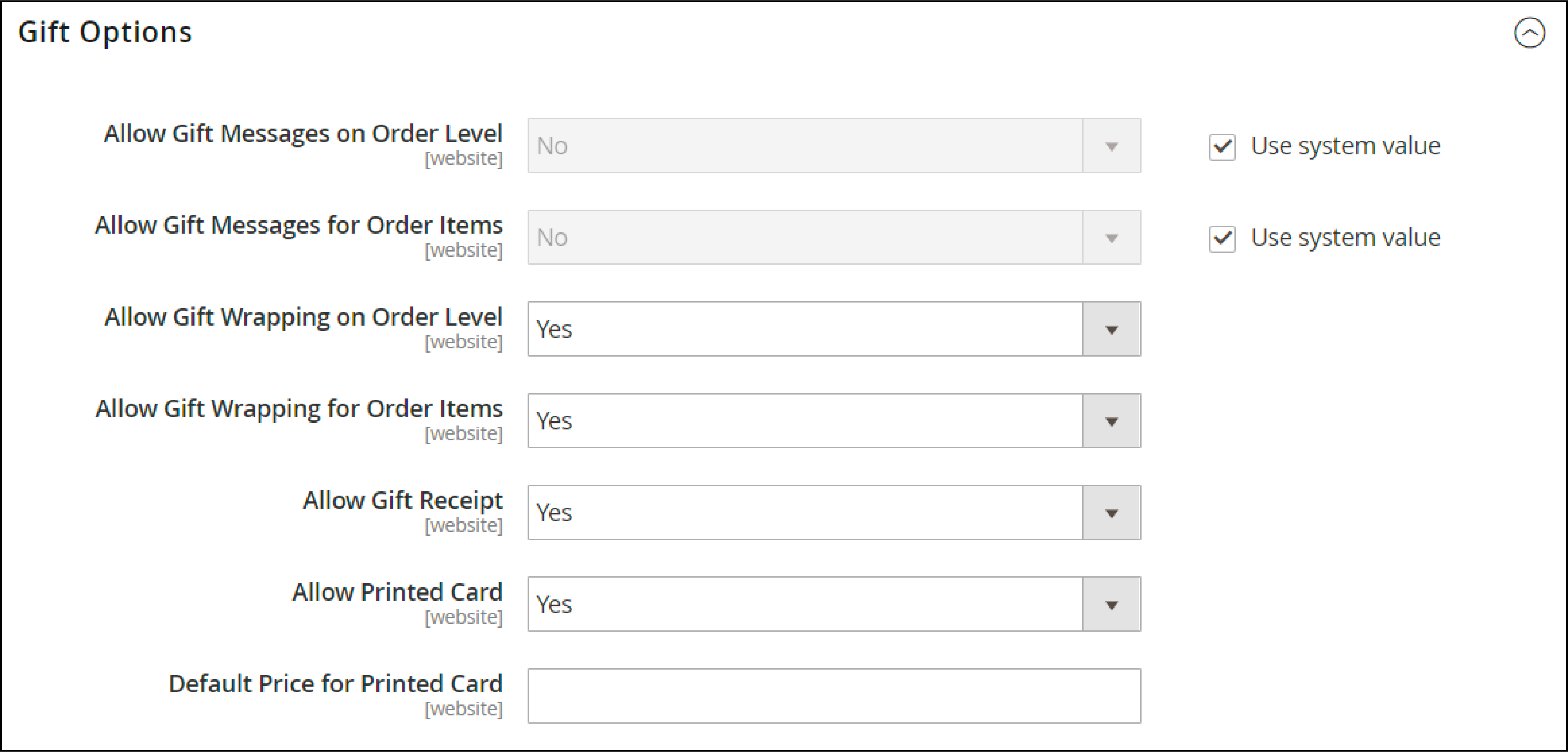 Configure the Gift Options for Magento Cart-How to configure Magento 2 shopping cart