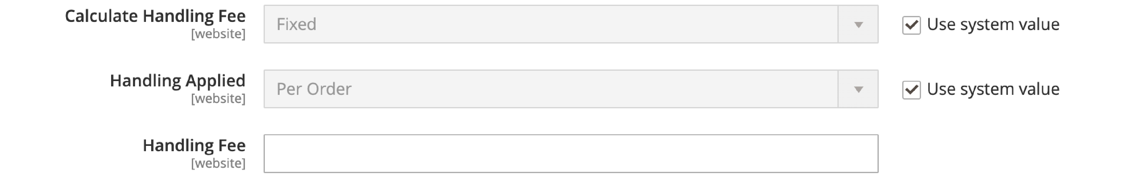 A screenshot of Determining the FedEx Handling Fee in Magento 2