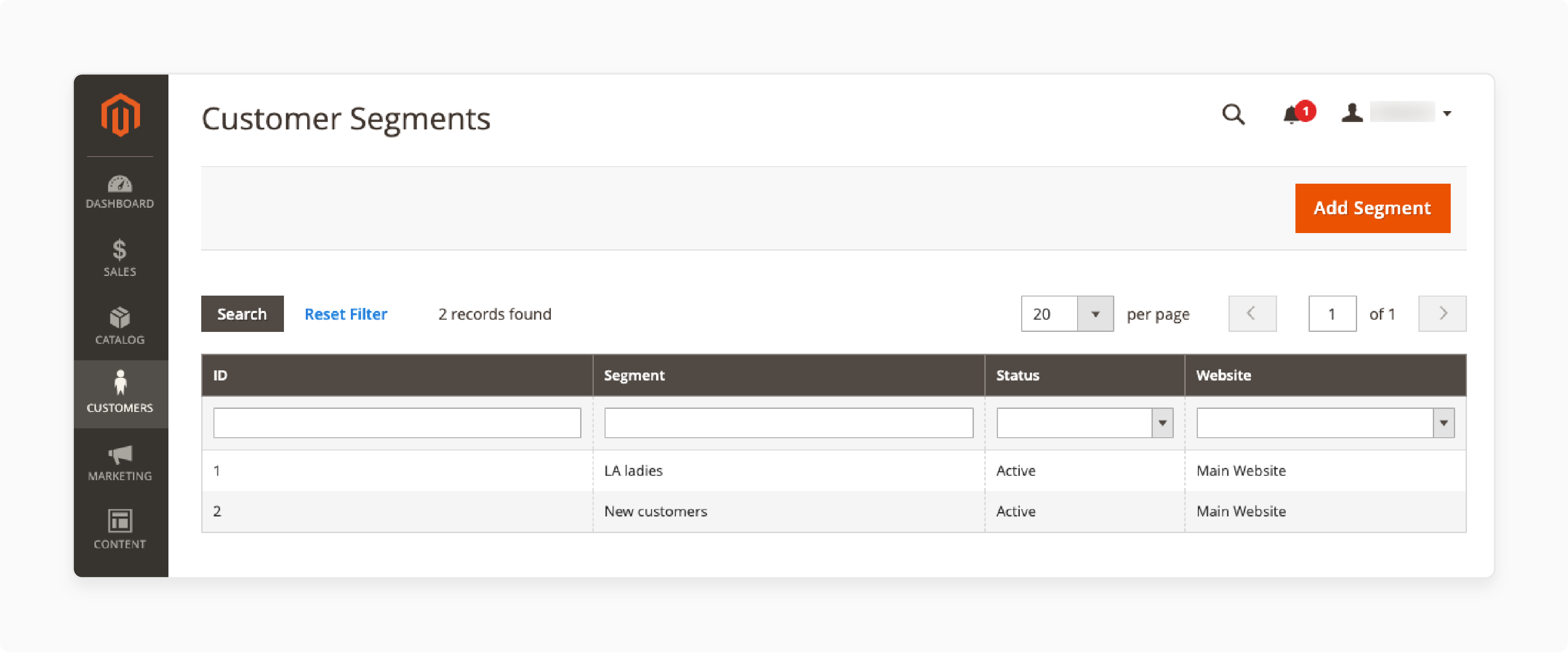 Magento B2B advanced customer groups and segments