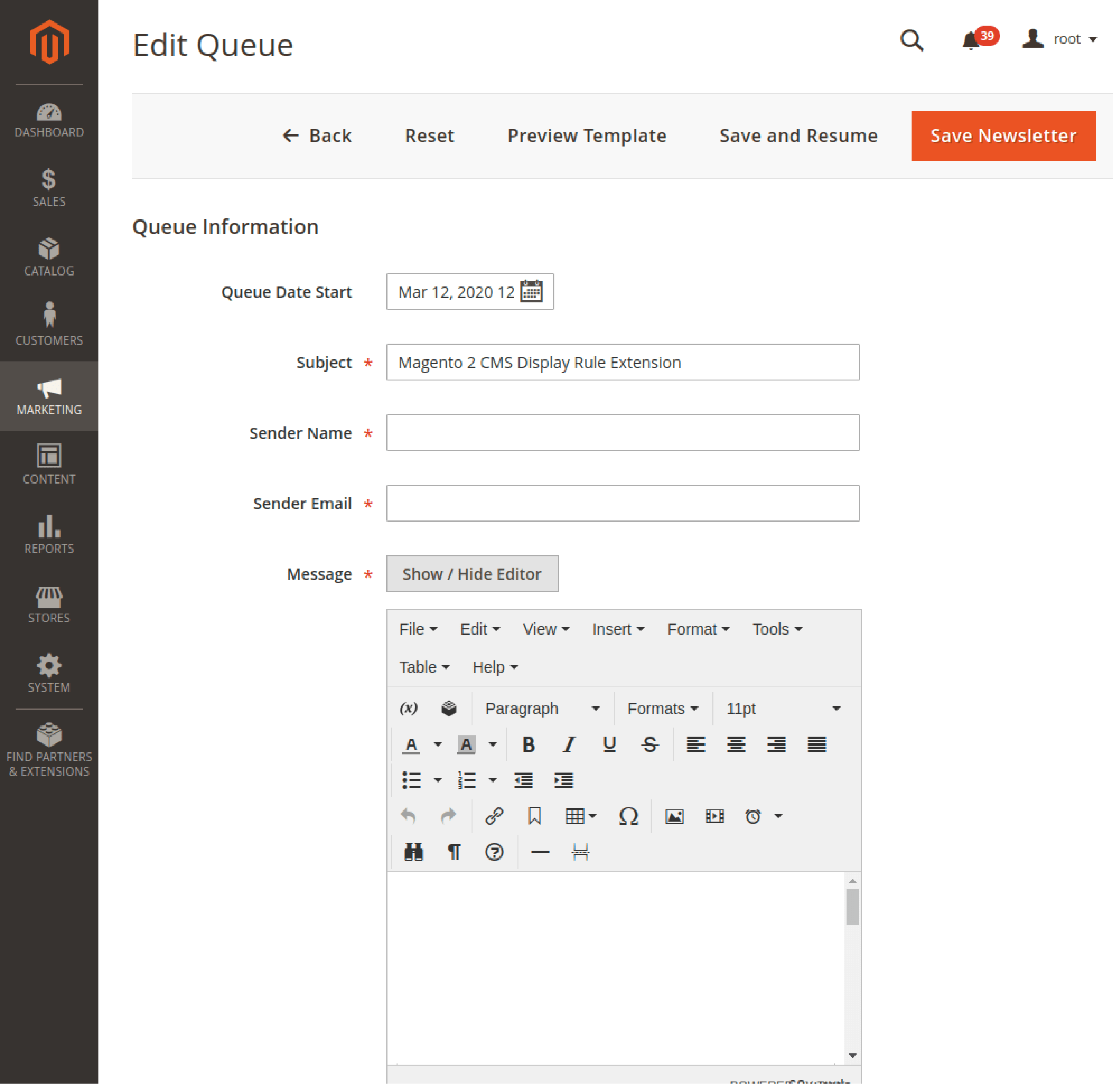 Setting Queue Date and Start Time in Magento 2