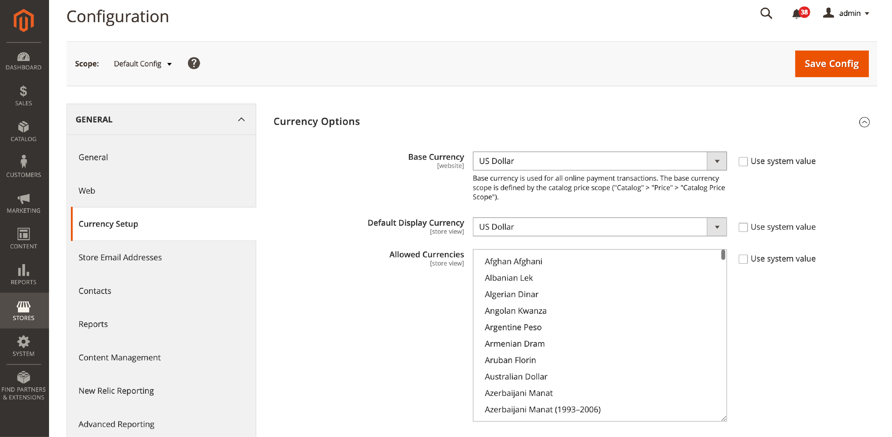 Managing Currency and Payment Methods in Magento 2