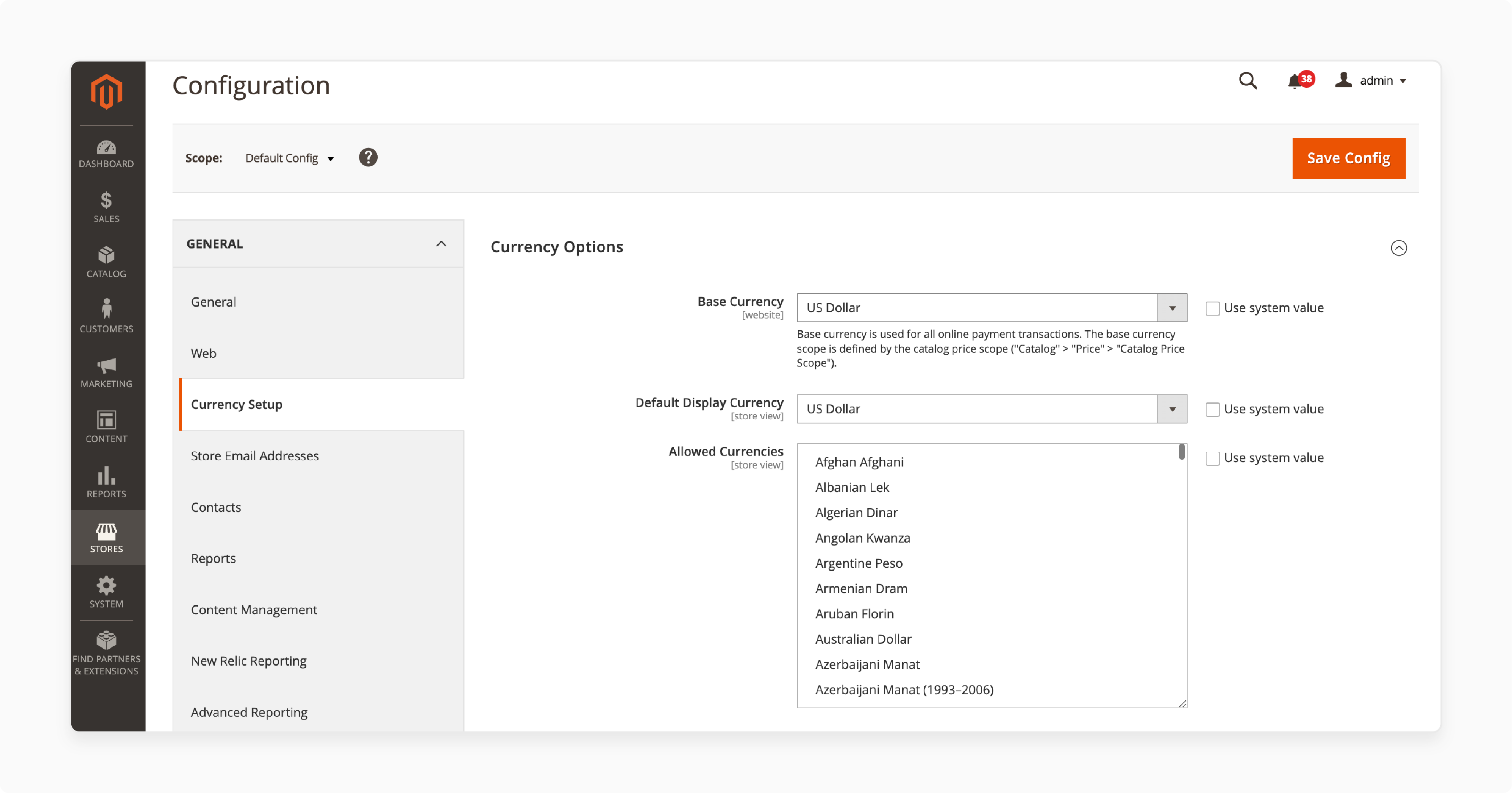 Magento Multi-Language Store Currency Setup