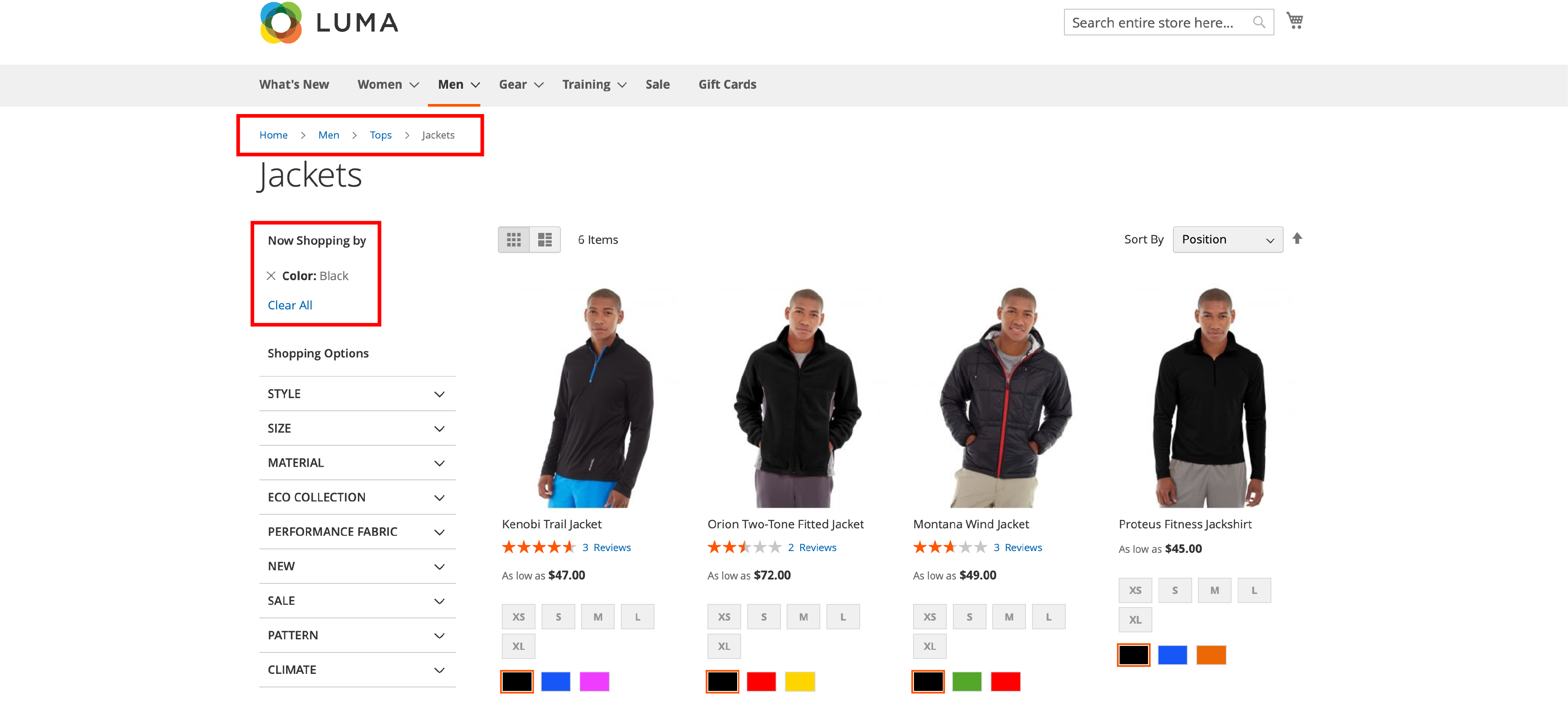 Attribute-based breadcrumbs in a Magento 2 eCommerce store