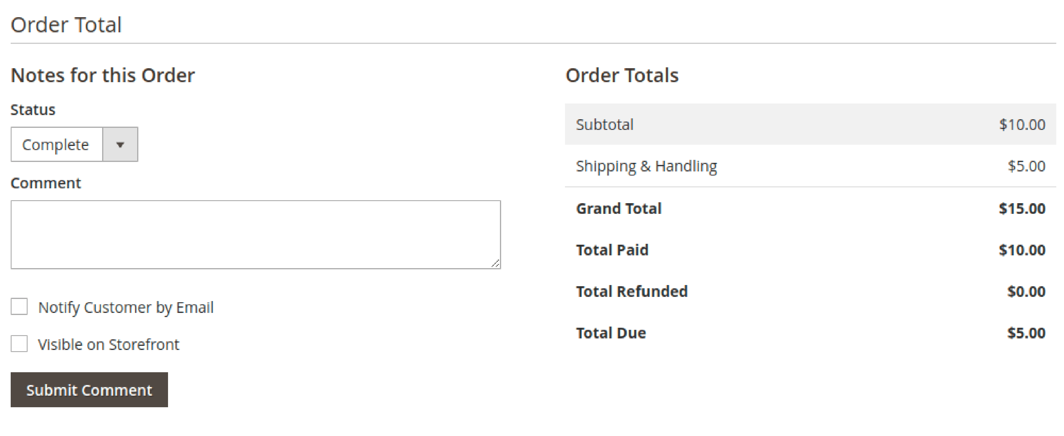 Screenshot of Tracking Invoices in Magento 2