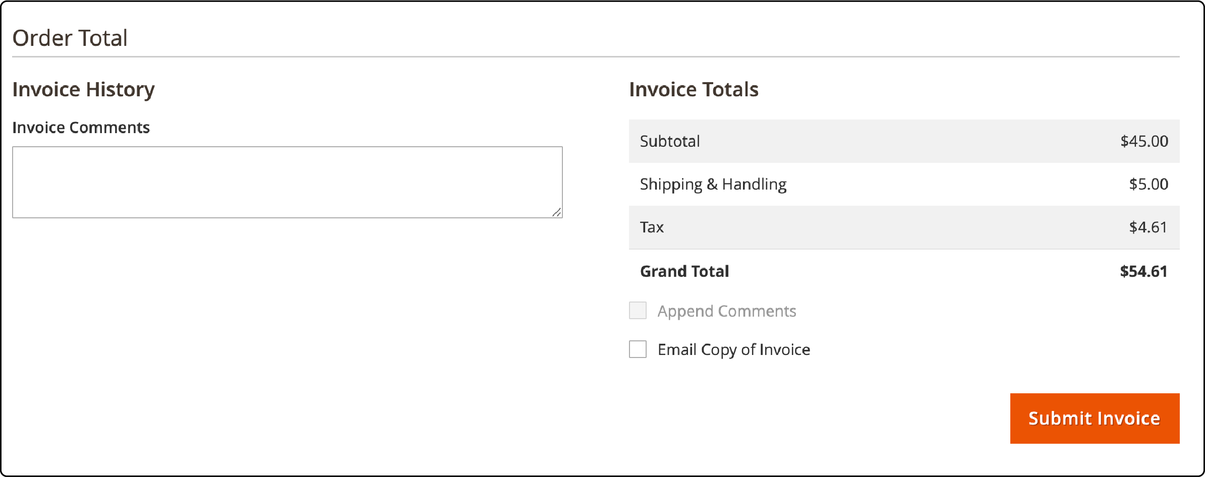 Saving invoice in Magento