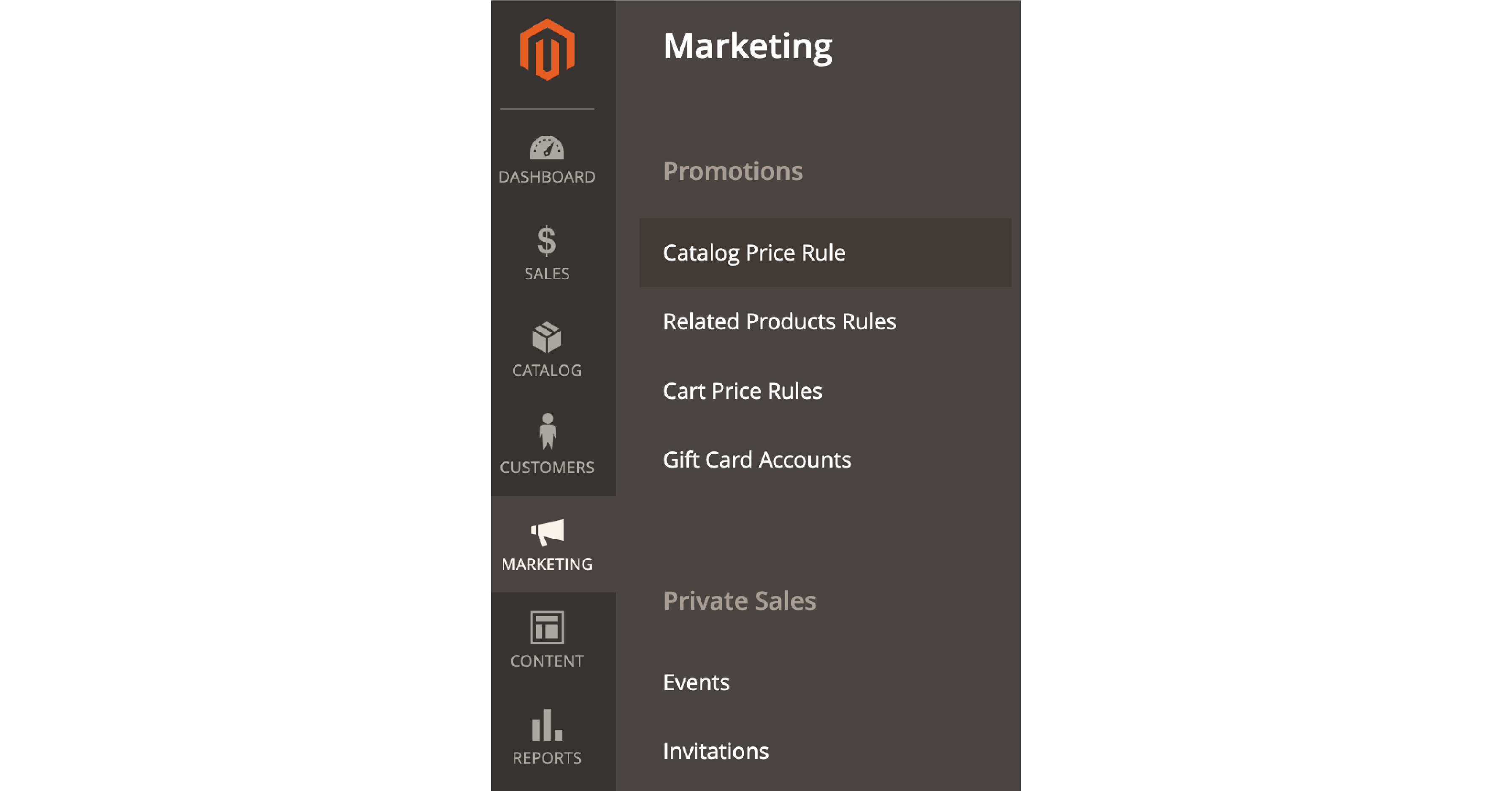 Accessing Magento 2 admin panel for catalog price rules