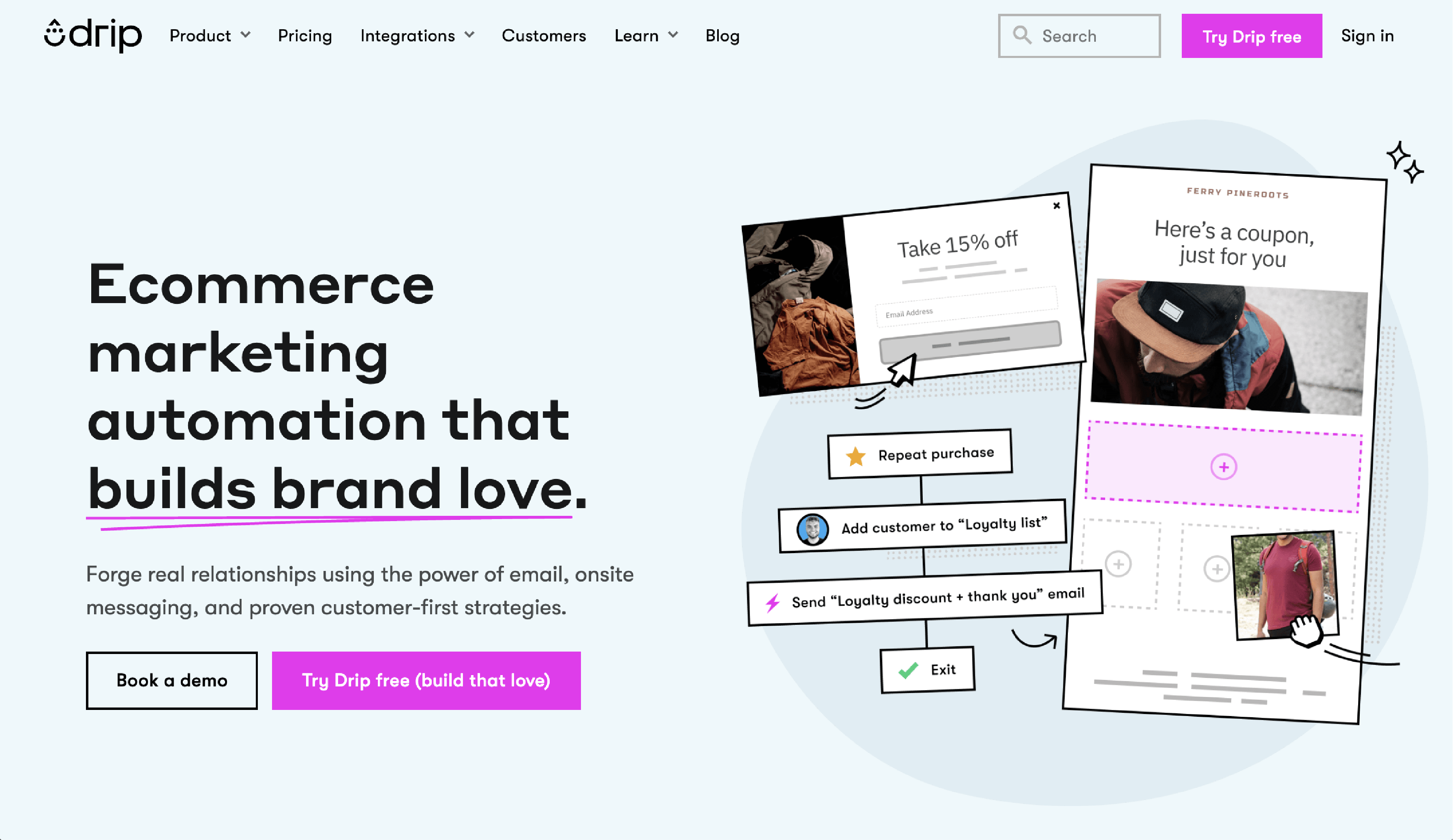 Drip tool for creating successful ecommerce email campaigns