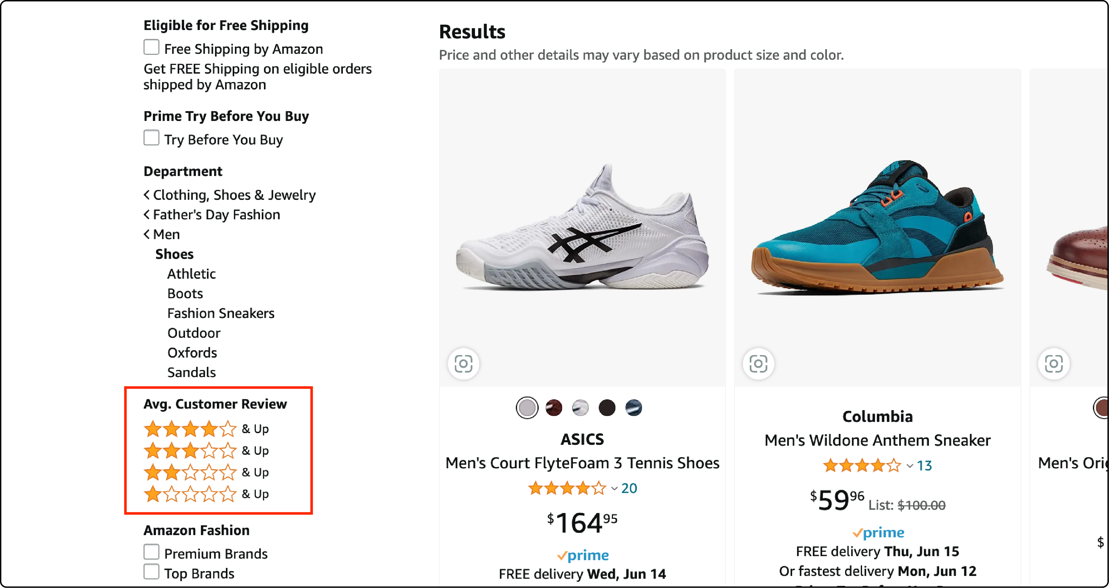Prominent display of product reviews on ecommerce product pages