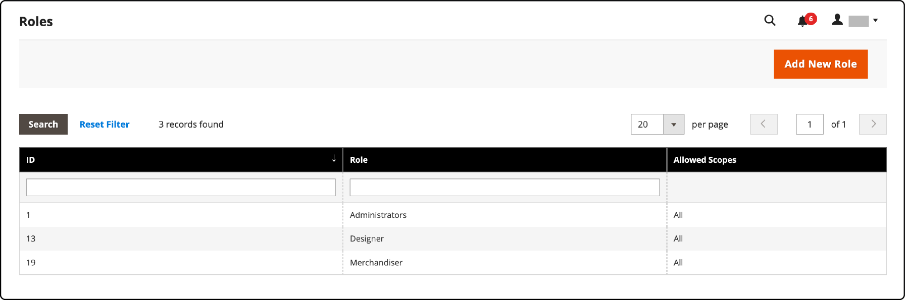 User roles and permissions functionality in Adobe Commerce B2B