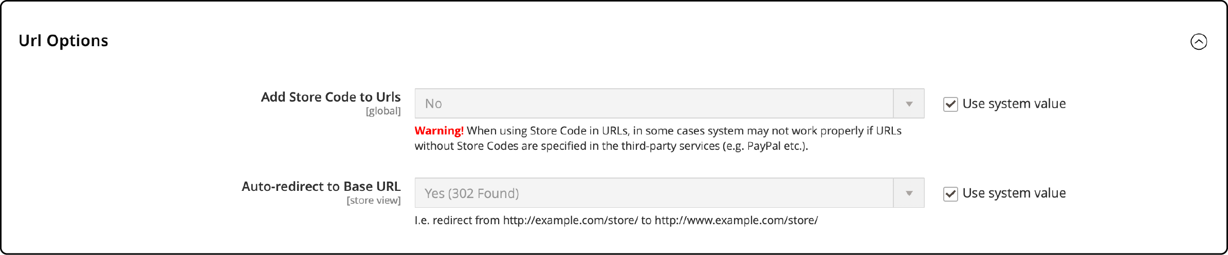 Step 5 in Magento Multi-Store Setup: Adding Store Code to Base URL