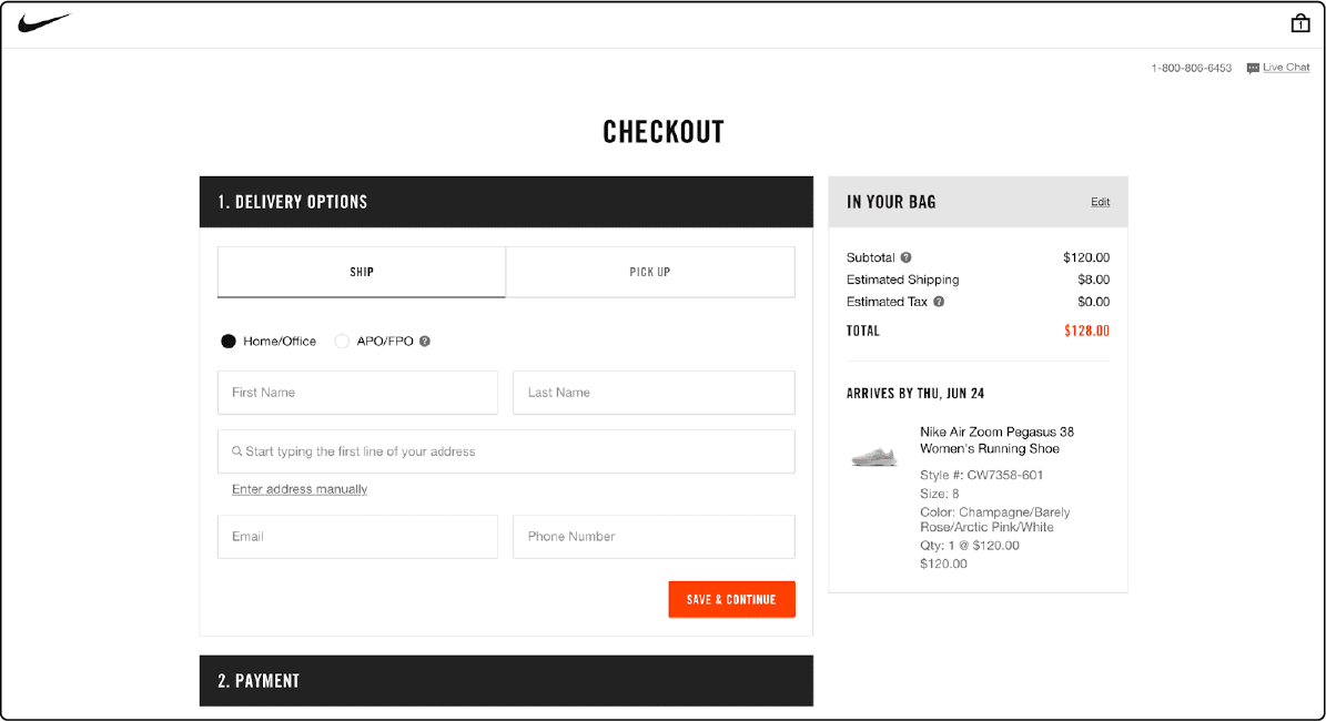 Revamped Magento checkout page design