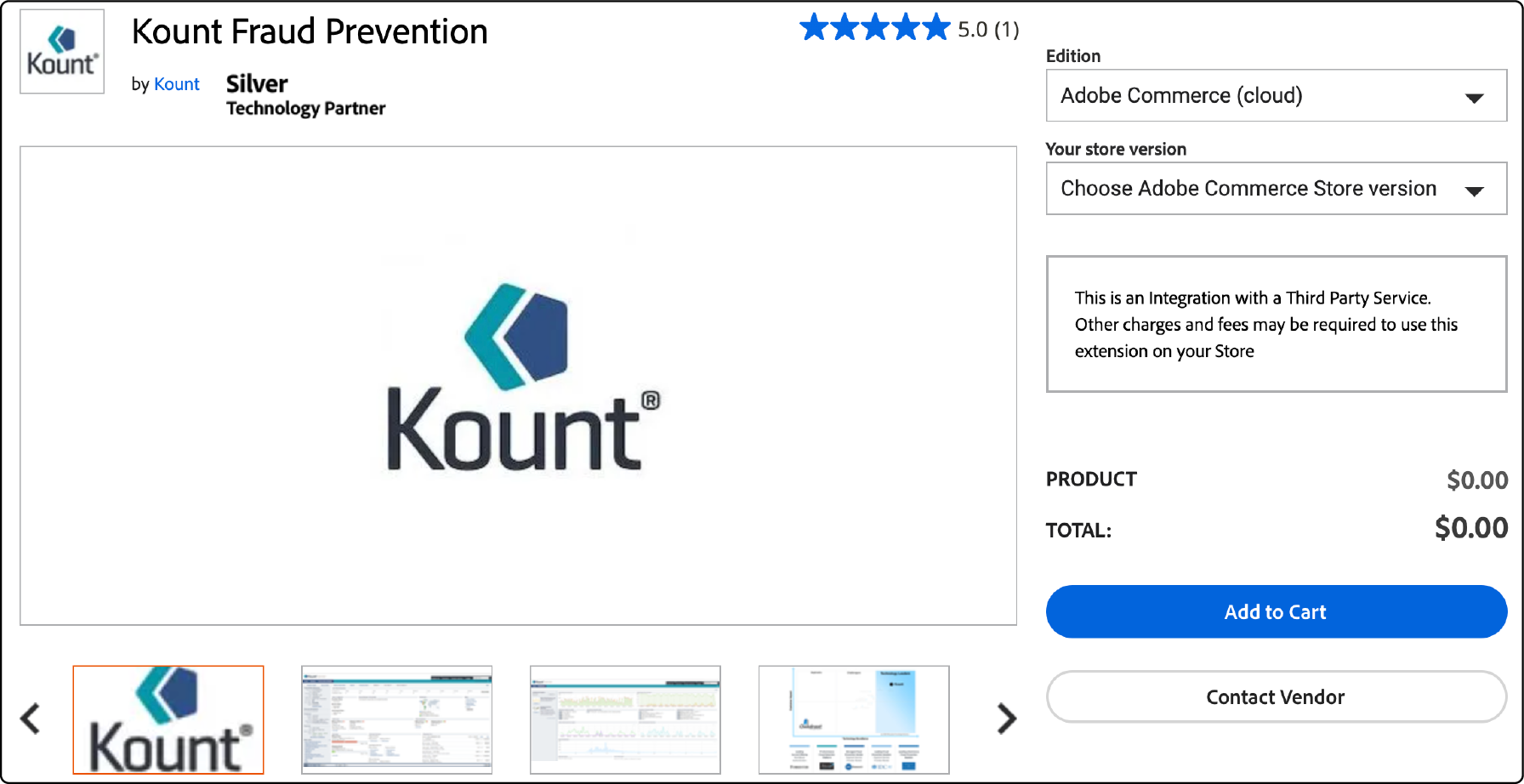 Kount Fraud Prevention for Magento