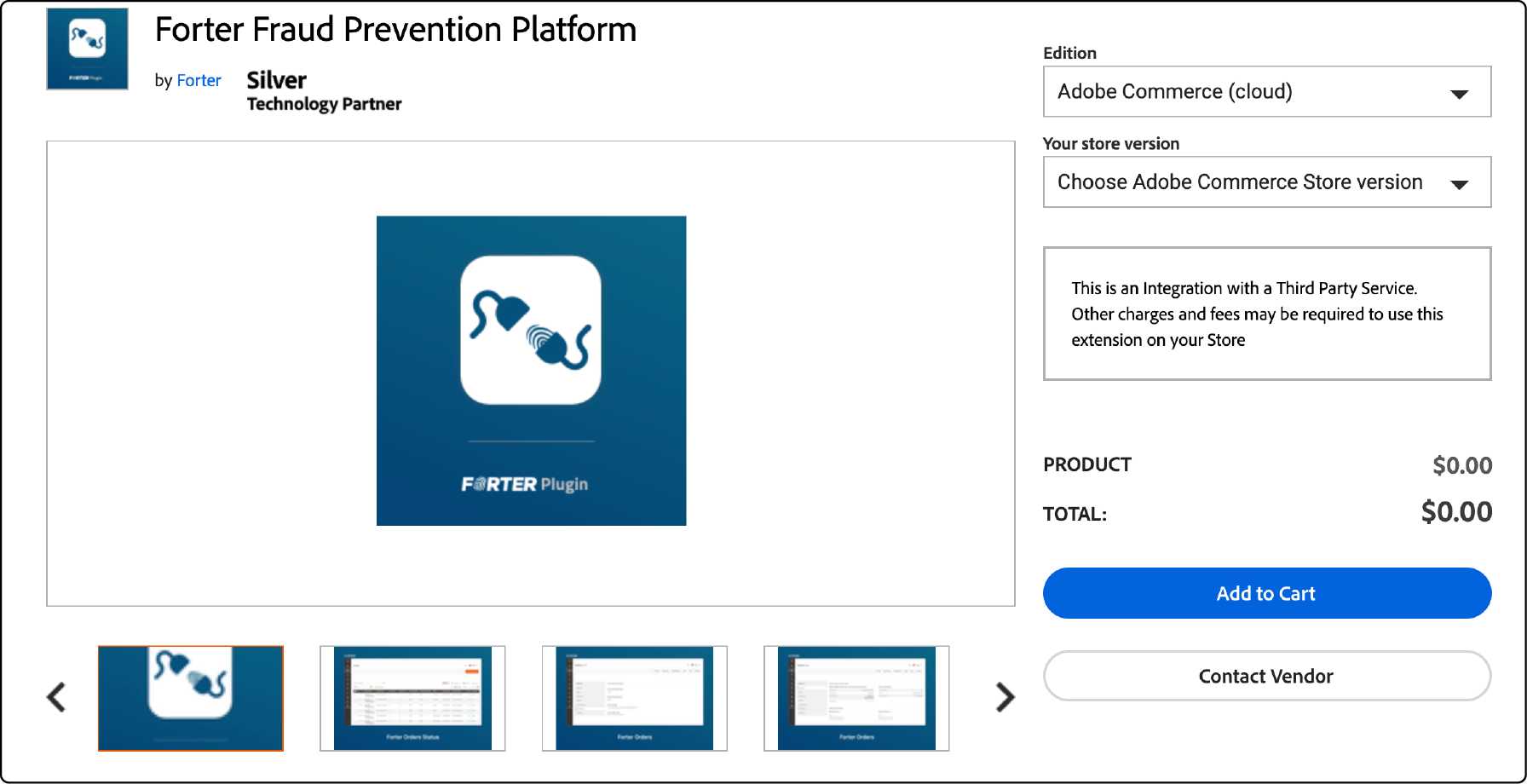 Forter Platform enhancing Magento store security with real-time validation