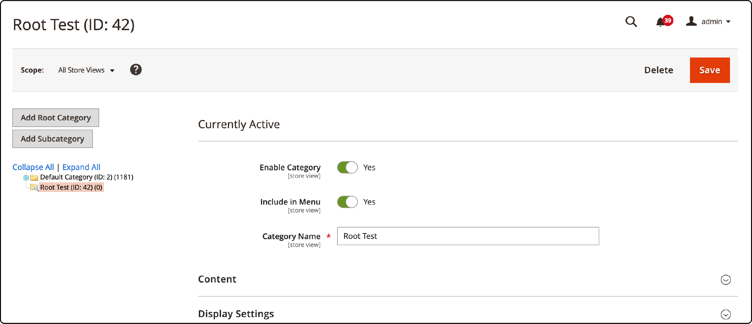 Solving menu not showing by adding a subcategory in Magento 2