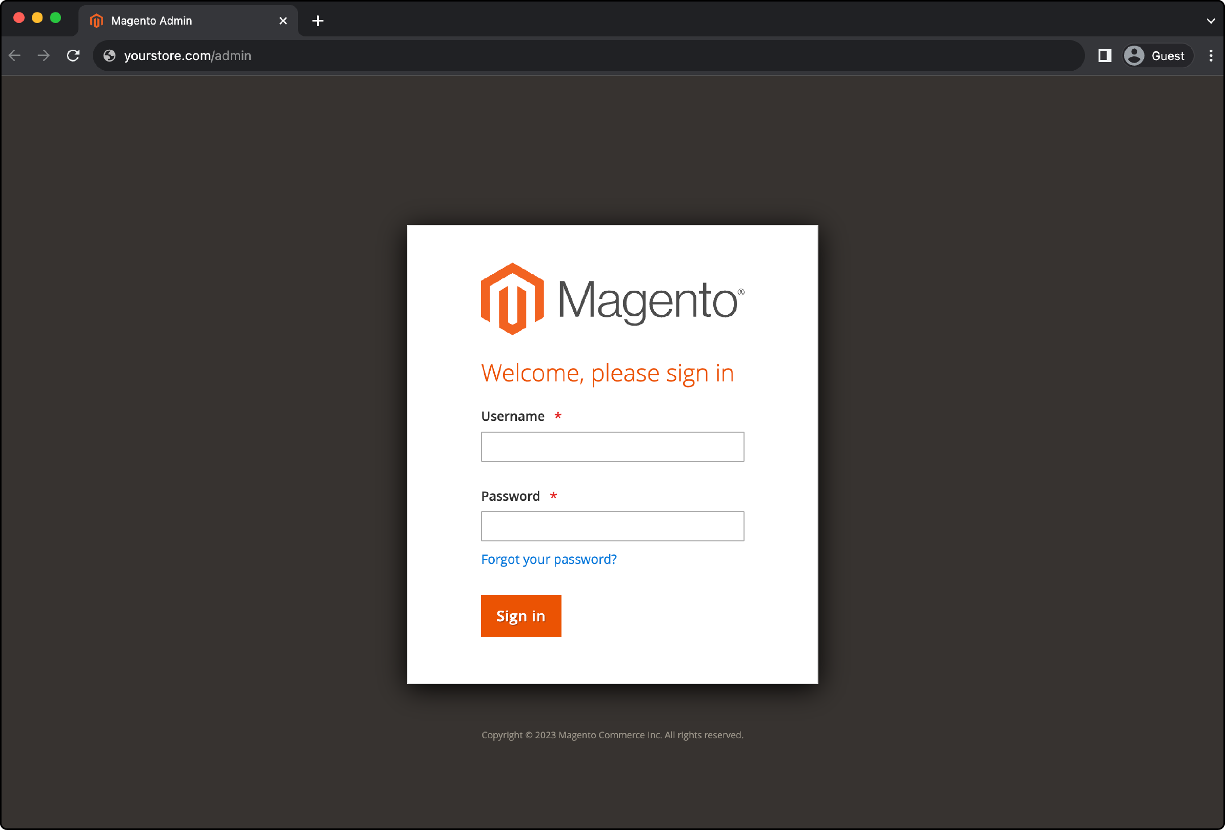 Step-by-Step Guide to login into magento admin panel