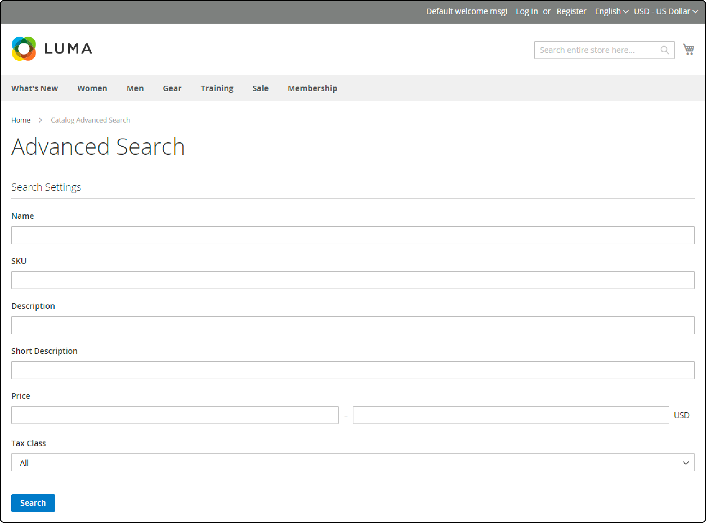 Magento 2 Advanced Search with multiple criteria like product name, SKU, and description
