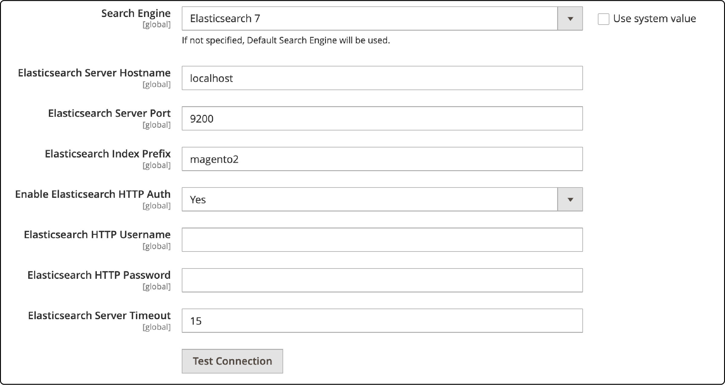 Setting up Elasticsearch connection in Magento 2 for high-traffic websites