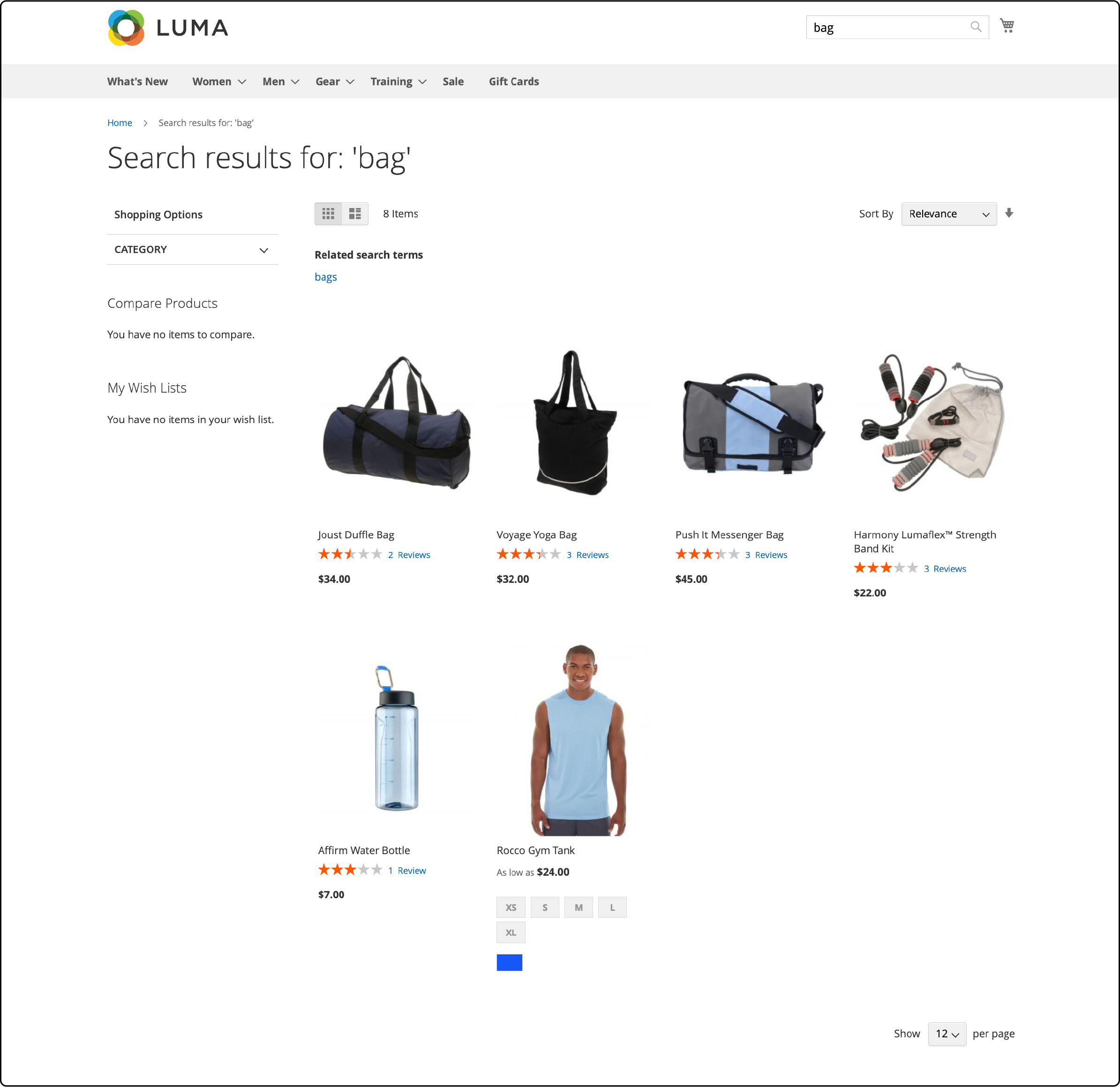 Magento 2 Search Results sorted and paginated