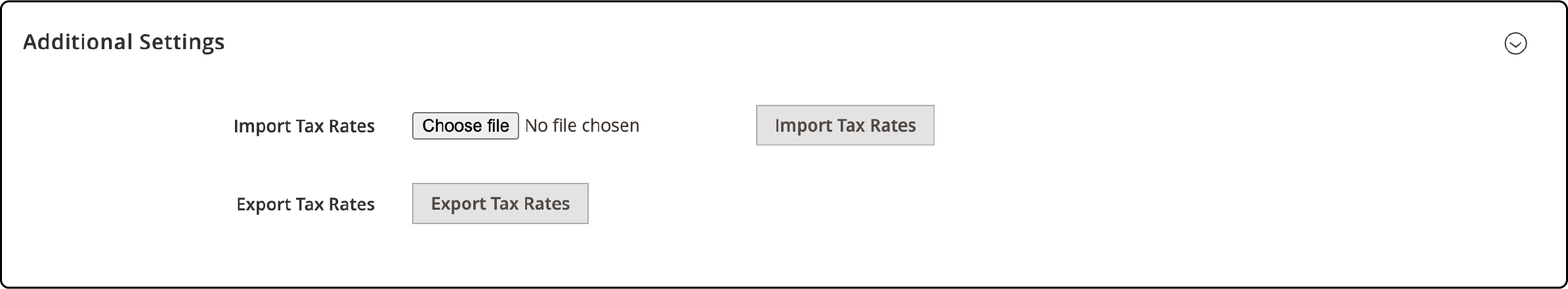 Importing Tax Rates in Magento 2