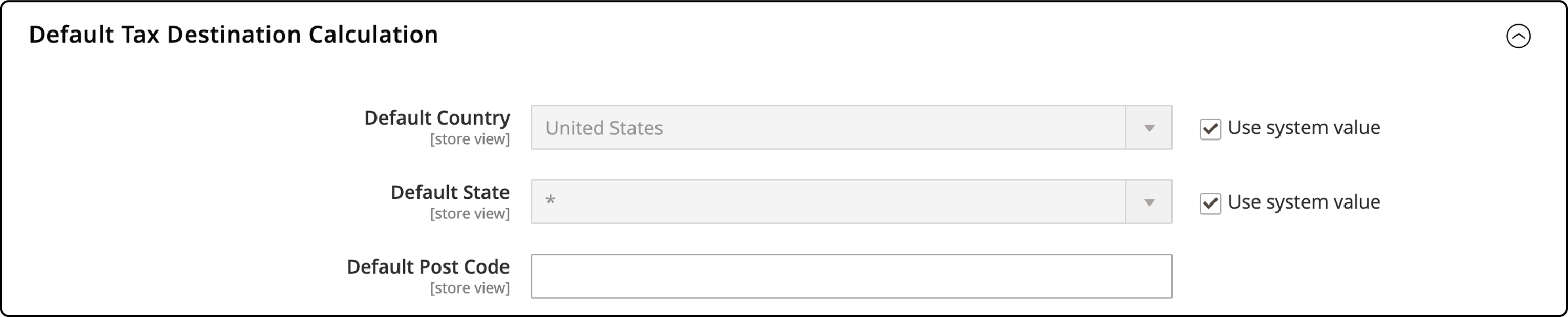 Setting Default Tax Destination in Magento 2
