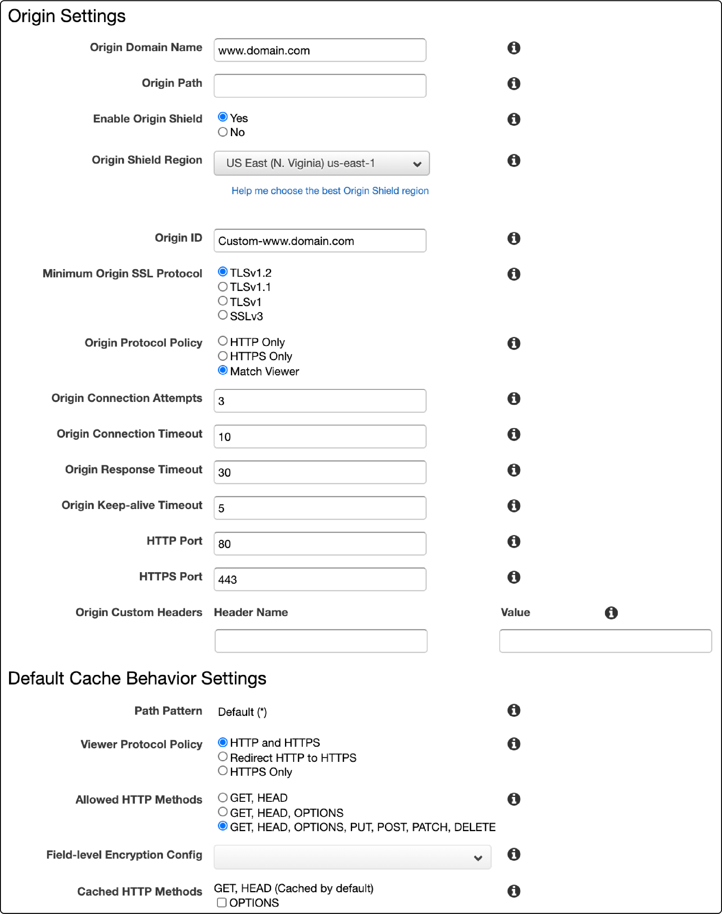 Setting up origin servers for Magento 2 in Amazon CloudFront